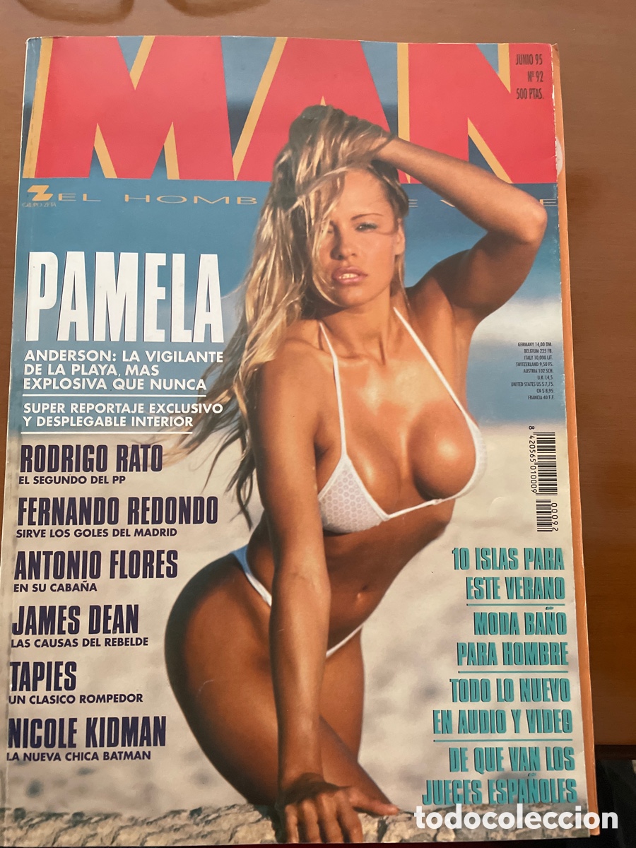 Otros Art&iacute;culos de Coleccionismo en Papel: Revista Man Pamela Anderson jun 95