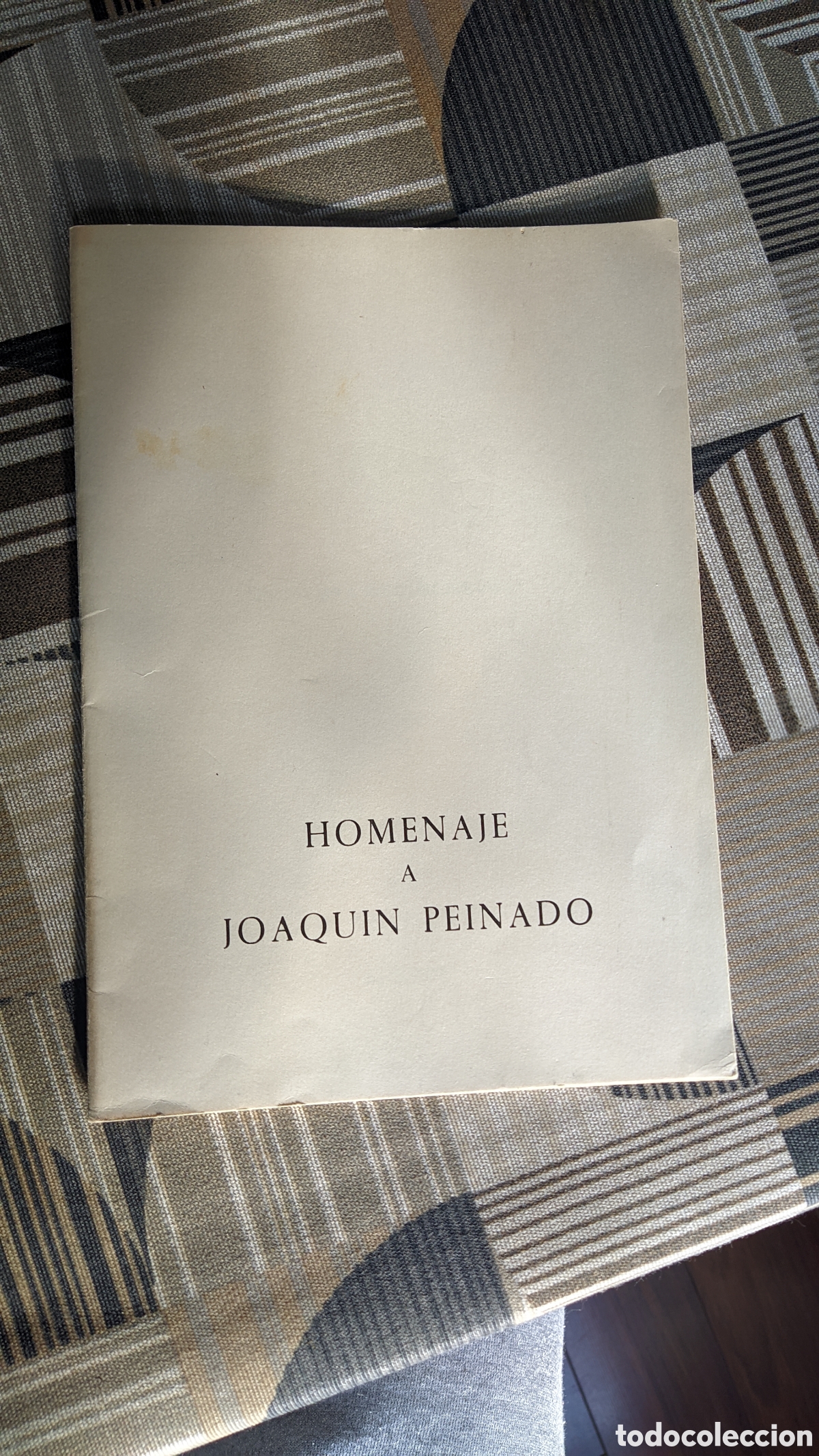 Otros Art&iacute;culos de Coleccionismo en Papel: Libreto Homenaje a Joaqu&iacute;n Peinado. Ronda 1979
