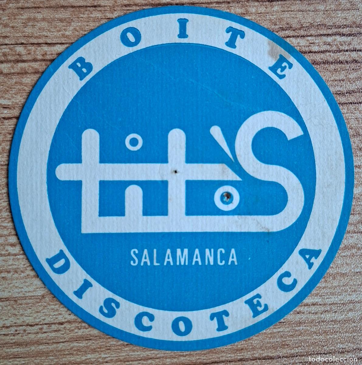 Otros Art&iacute;culos de Coleccionismo en Papel: Posavasos Boite Discoteca Tito's azul - Salamanca
