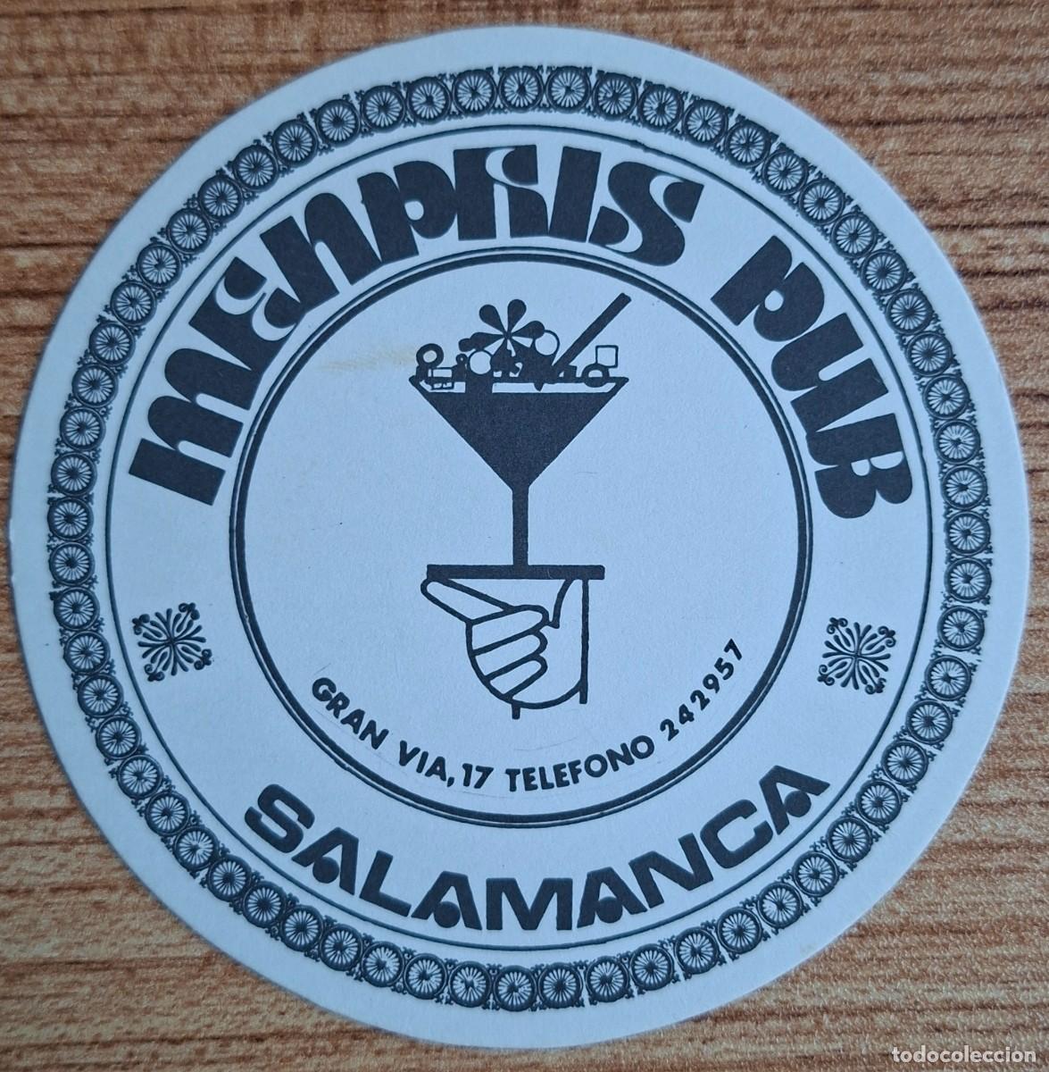 Otros Art&iacute;culos de Coleccionismo en Papel: Posavasos Menphis Pub - Salamanca