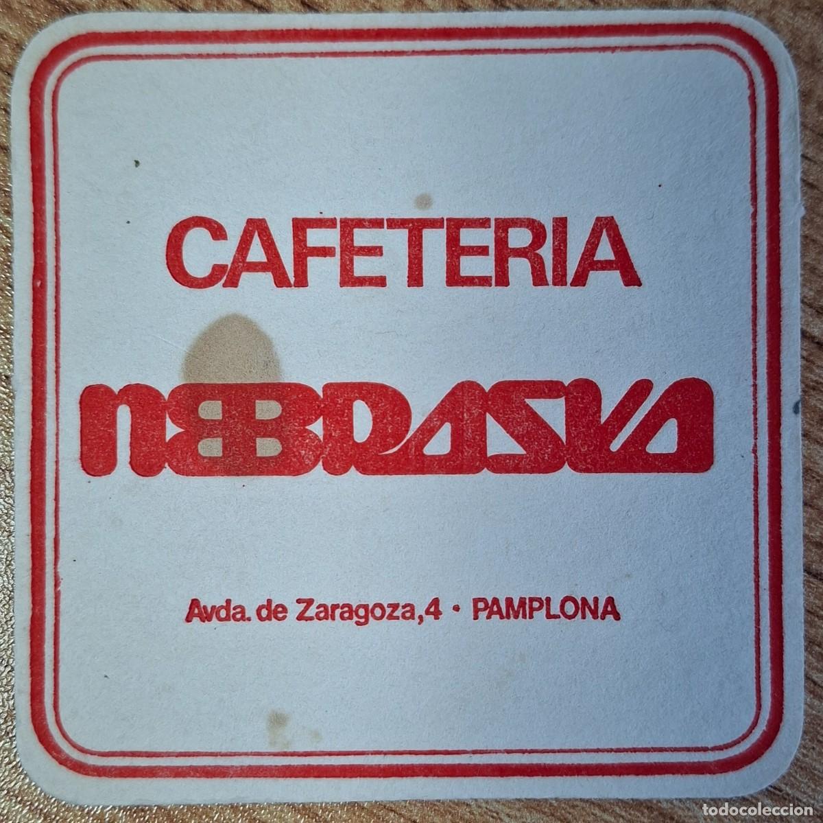 Otros Art&iacute;culos de Coleccionismo en Papel: Posavasos Cafeter&iacute;a Nebraska - Pamplona / Iru&ntilde;a (Navarra)