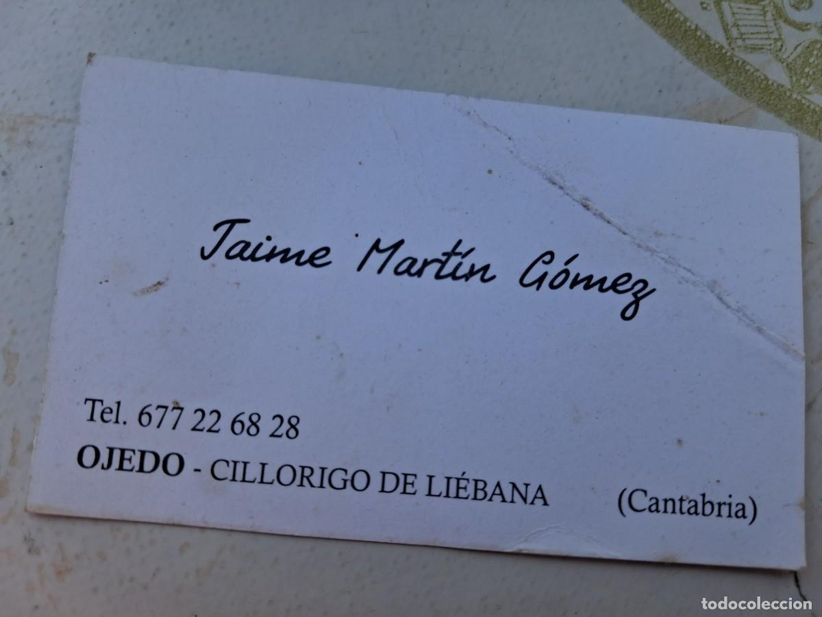 Otros Art&iacute;culos de Coleccionismo en Papel: Tarjeta de visita - Cillorigo De Liebana - Cantabria