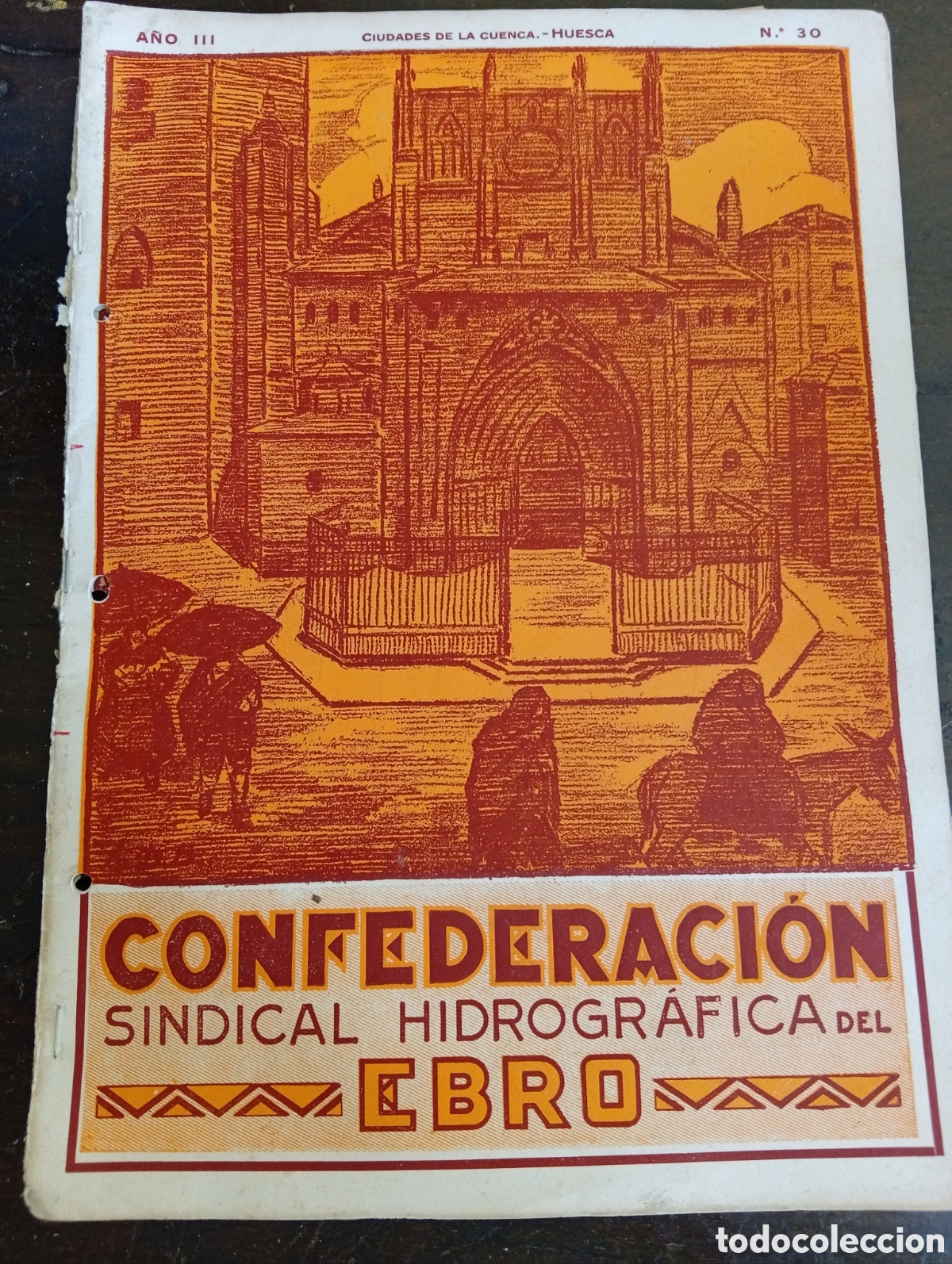 Otros Art&iacute;culos de Coleccionismo en Papel: Confederaci&oacute;n sindical hidrogr&aacute;fica del Ebro antigua revista