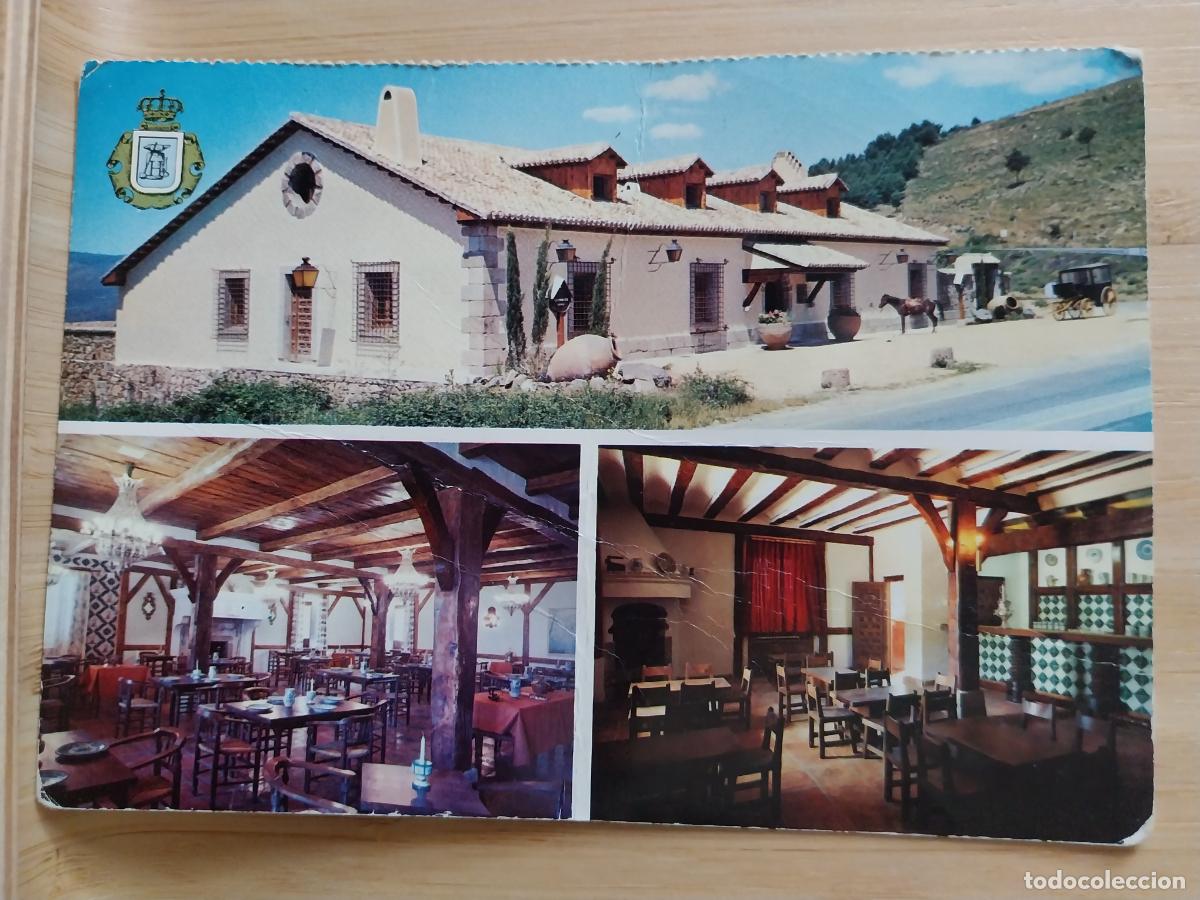 Otros Art&iacute;culos de Coleccionismo en Papel: FONDA REAL NAVACERRADA RESTAURANTE TABERNA POSTAL ESCRITA SOBADA