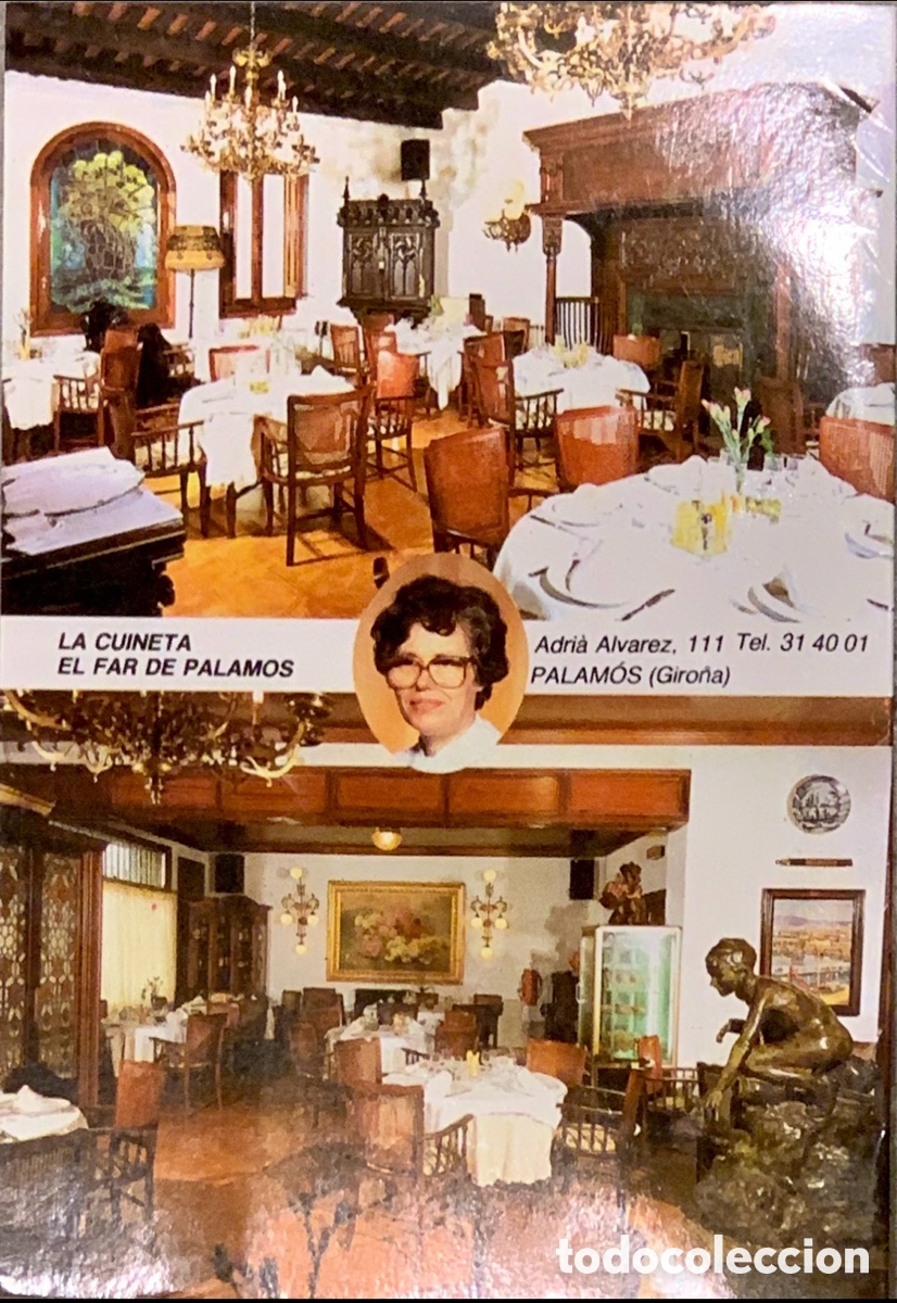 Otros Art&iacute;culos de Coleccionismo en Papel: Folleto / Tarjeta. LA CUINETA Restaurant. Palam&oacute;s. Gerona.