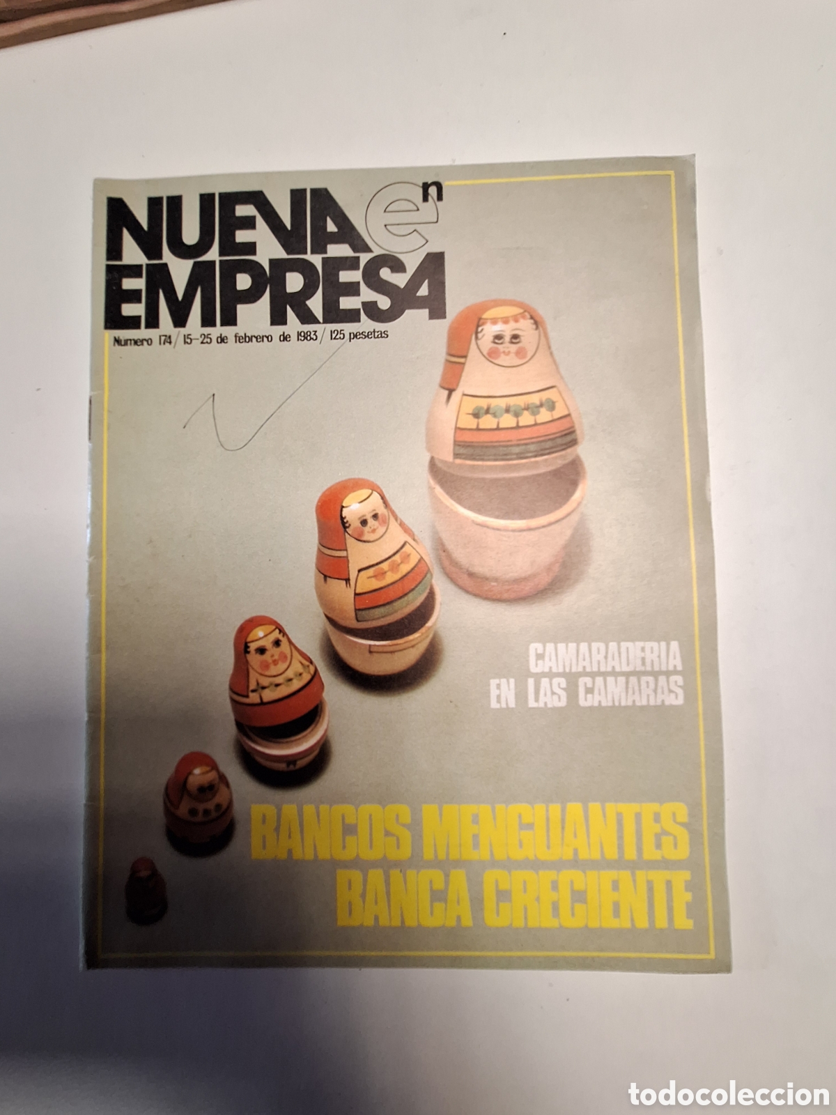 Otros Art&iacute;culos de Coleccionismo en Papel: Revista nueva empresa n. 174 de 1983