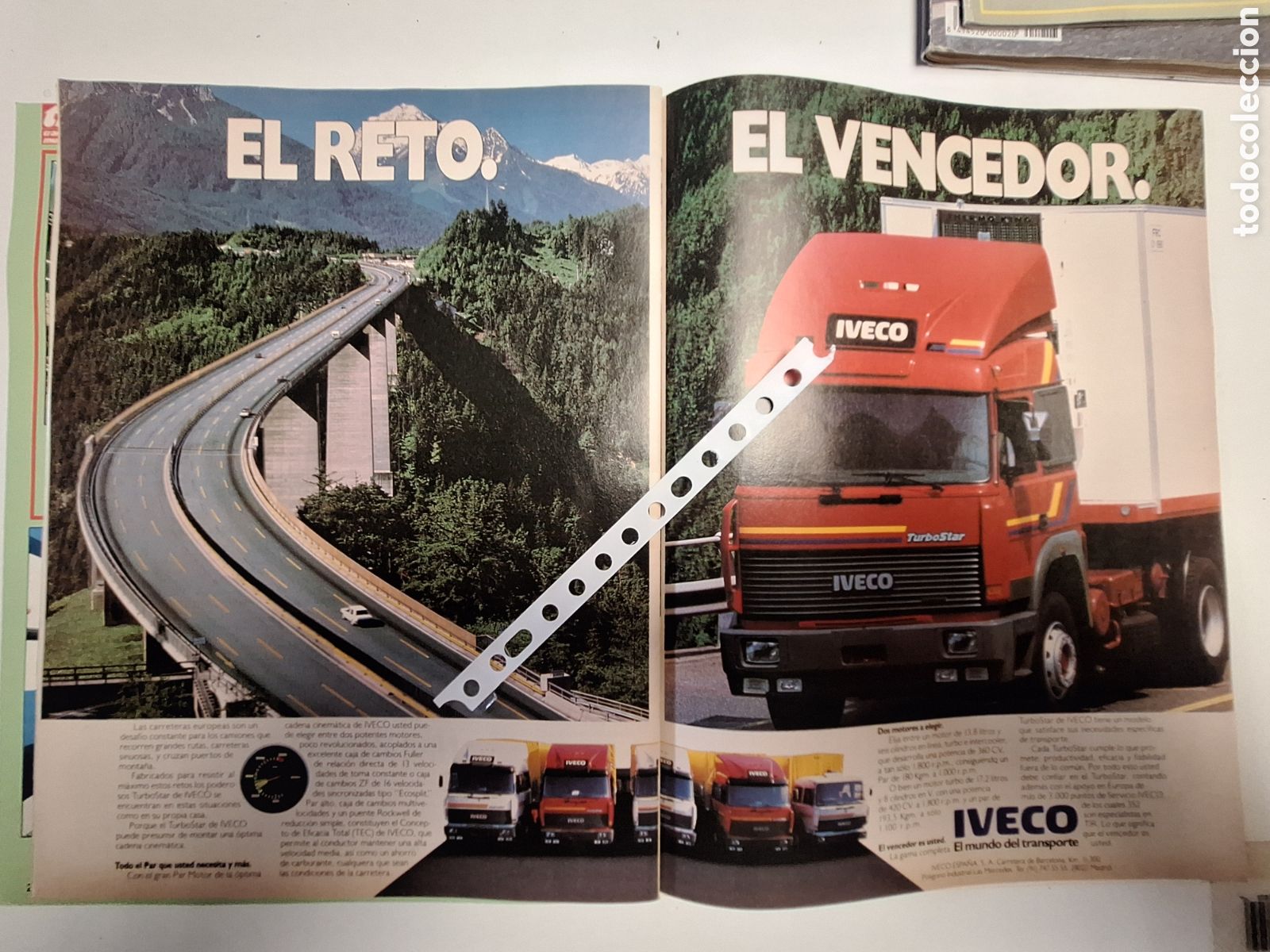 Otros Art&iacute;culos de Coleccionismo en Papel: Publicidad camion iveco turbostar de 1988