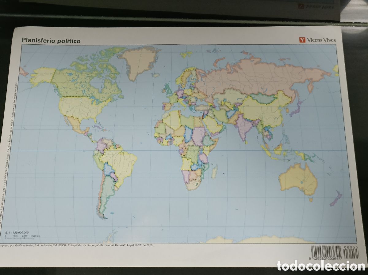 Otros Art&iacute;culos de Coleccionismo en Papel: Lote +60 mapas pol&iacute;ticos Asia Editorial Teide