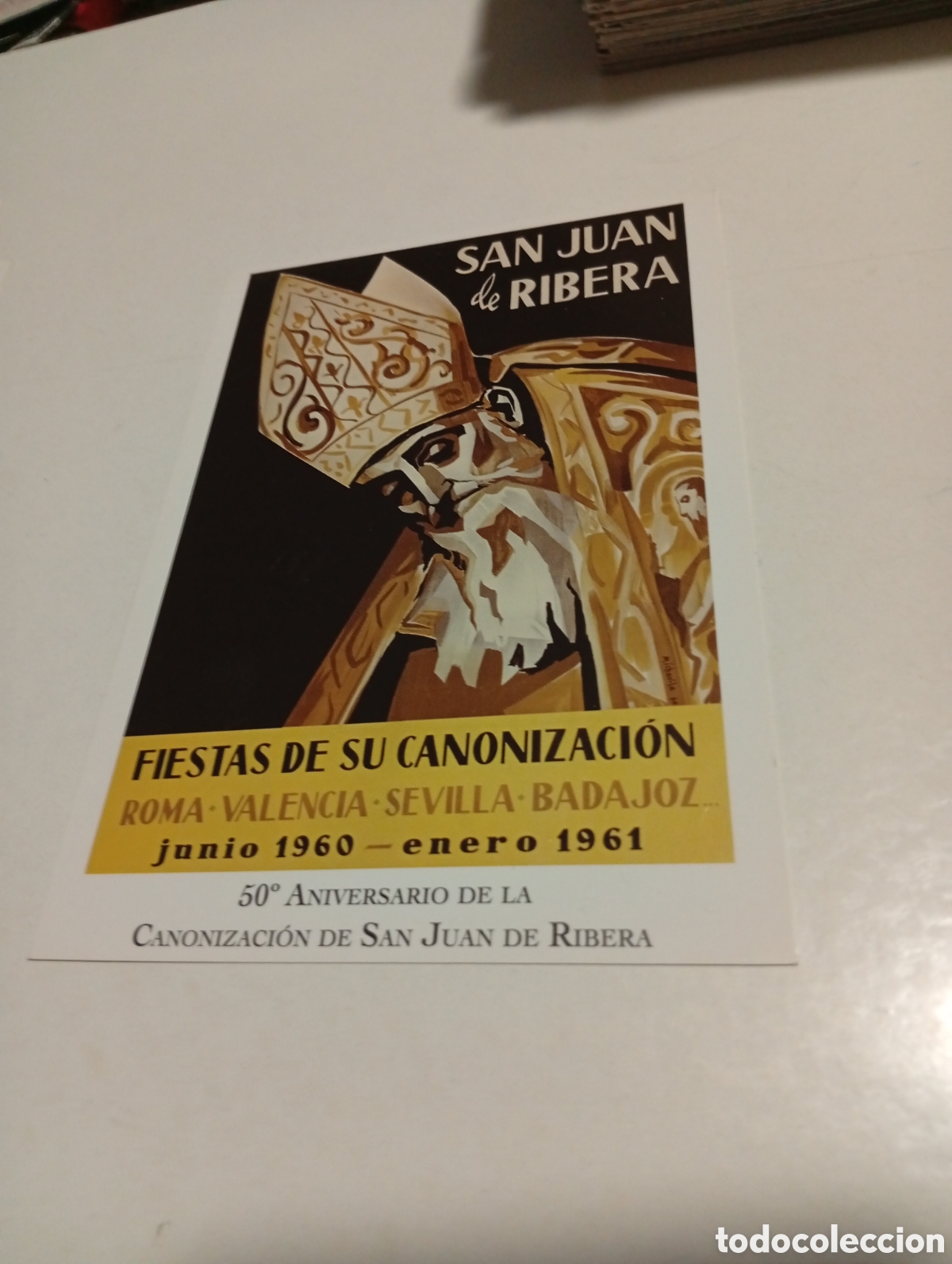Otros Art&iacute;culos de Coleccionismo en Papel: Estampa religiosa San Juan de Ribera