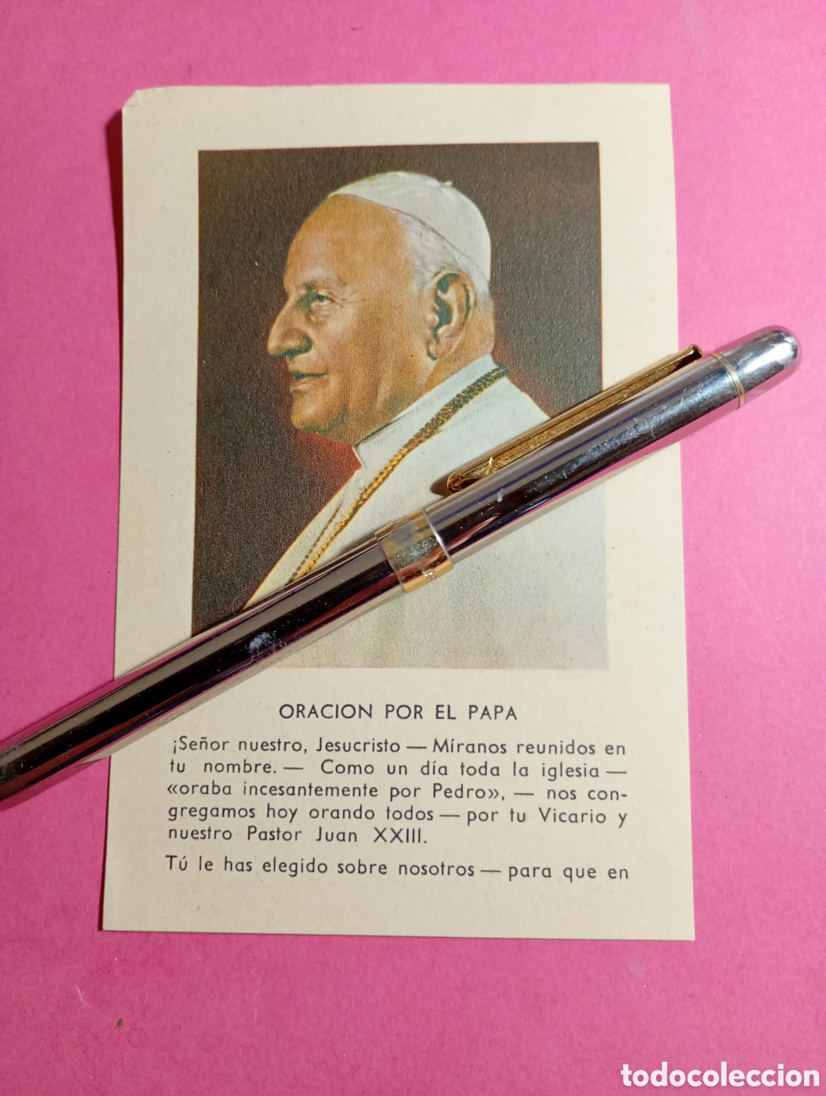 Otros Art&iacute;culos de Coleccionismo en Papel: oraci&oacute;n por el papa juan XXIII 1961 rivadeneyra s,a. madrid - en color