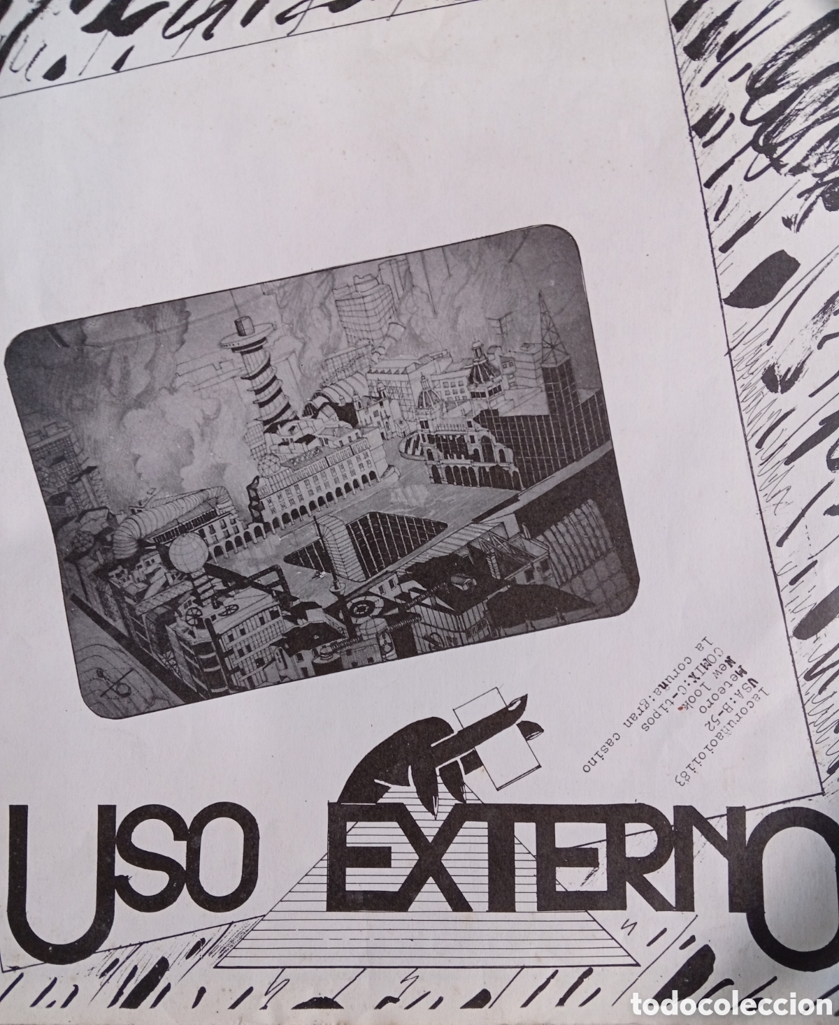 Otros Art&iacute;culos de Coleccionismo en Papel: Viejo Franzine uso externo