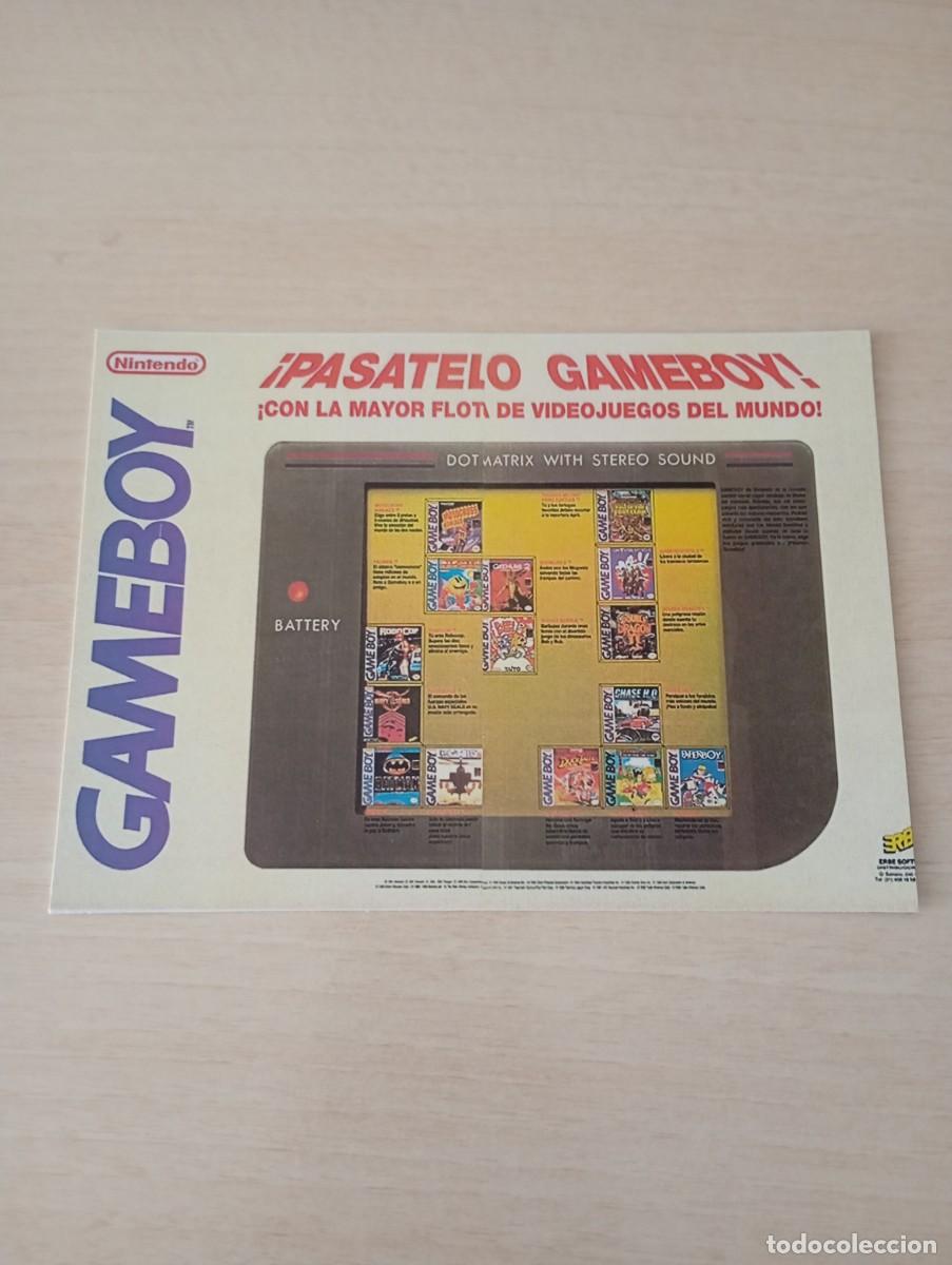 Otros Art&iacute;culos de Coleccionismo en Papel: Flyer Nintendo Game Boy Cl&aacute;sica