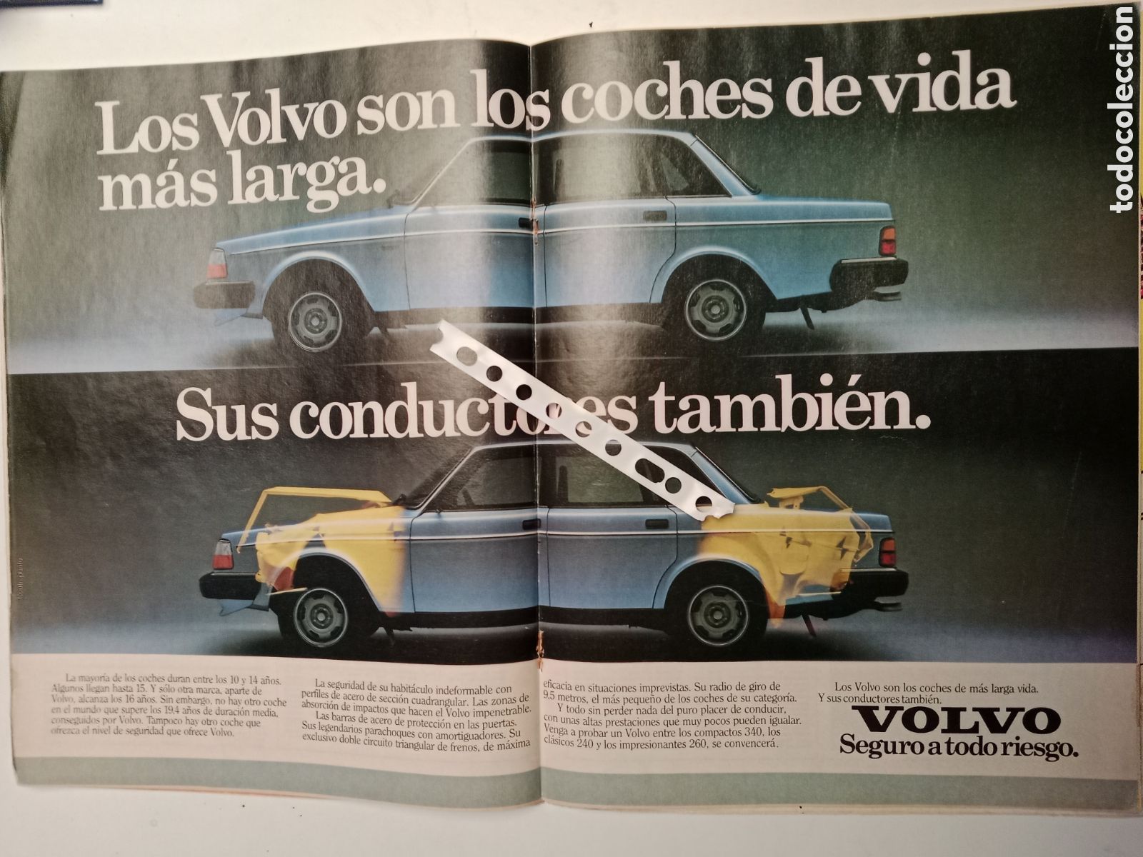 Otros Art&iacute;culos de Coleccionismo en Papel: Publicidad autom&oacute;vil Volvo de 1982