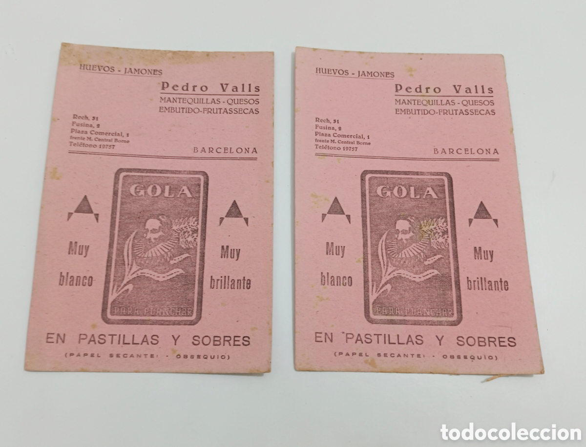 Otros Art&iacute;culos de Coleccionismo en Papel: Antiguo papel secante obsequio tienda plaza comercial 1 barcelona