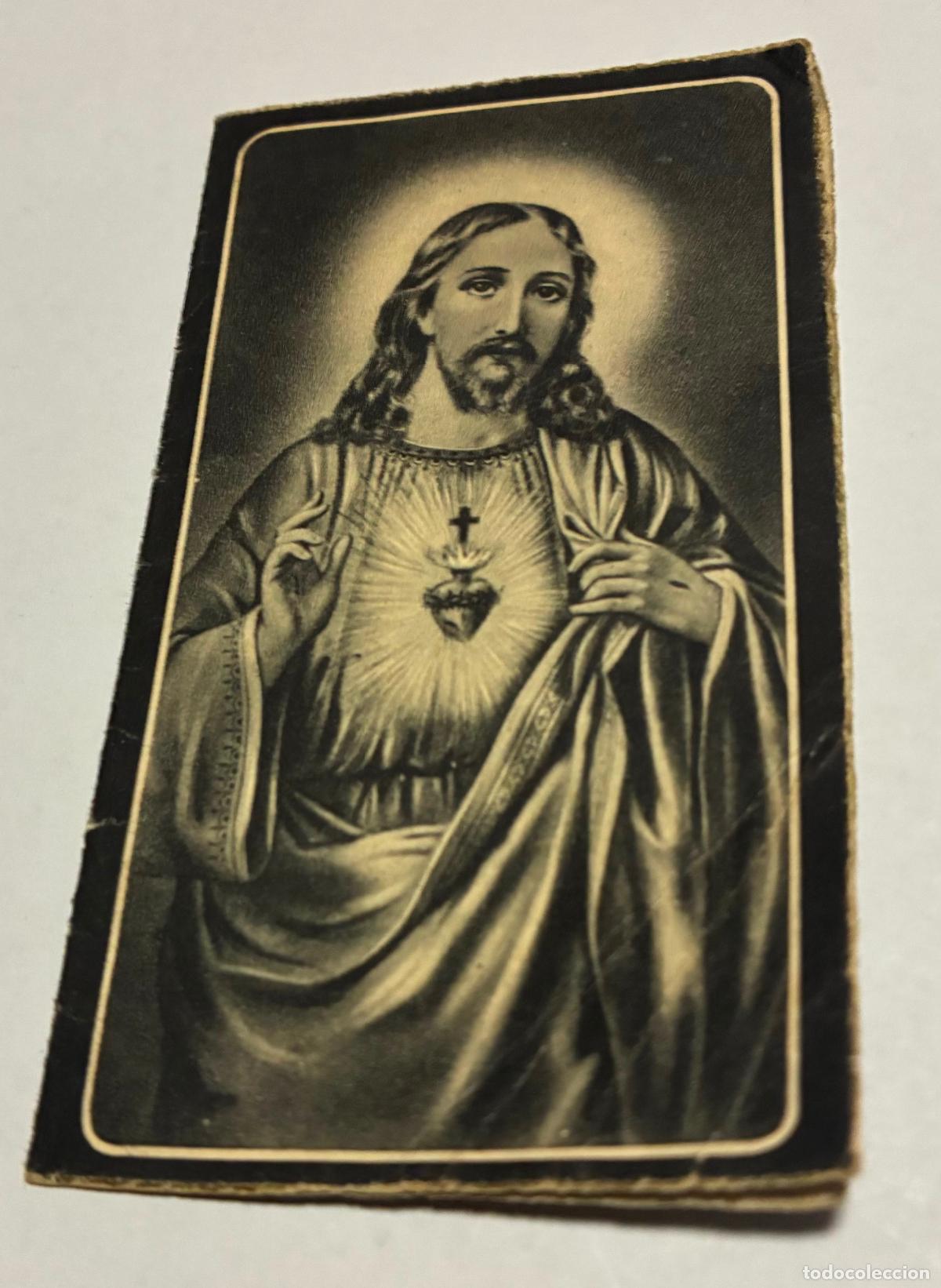 Otros Art&iacute;culos de Coleccionismo en Papel: ANTIGUO DIPTICO RECORDATORIO FALLECIMIENTO A&Ntilde;OS 50