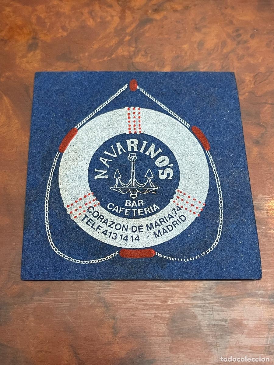 Otros Art&iacute;culos de Coleccionismo en Papel: Posavasos navarinos bar cafeter&iacute;a madrid coraz&oacute;n Maria 74