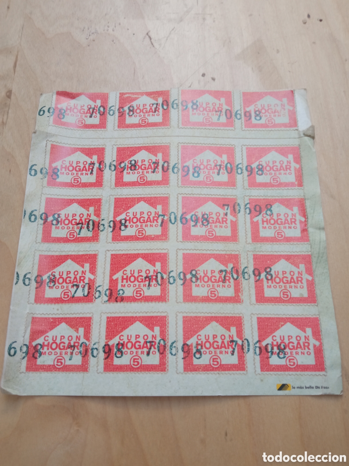 Otros Art&iacute;culos de Coleccionismo en Papel: Cupones Hogar Moderno. A&ntilde;os 70