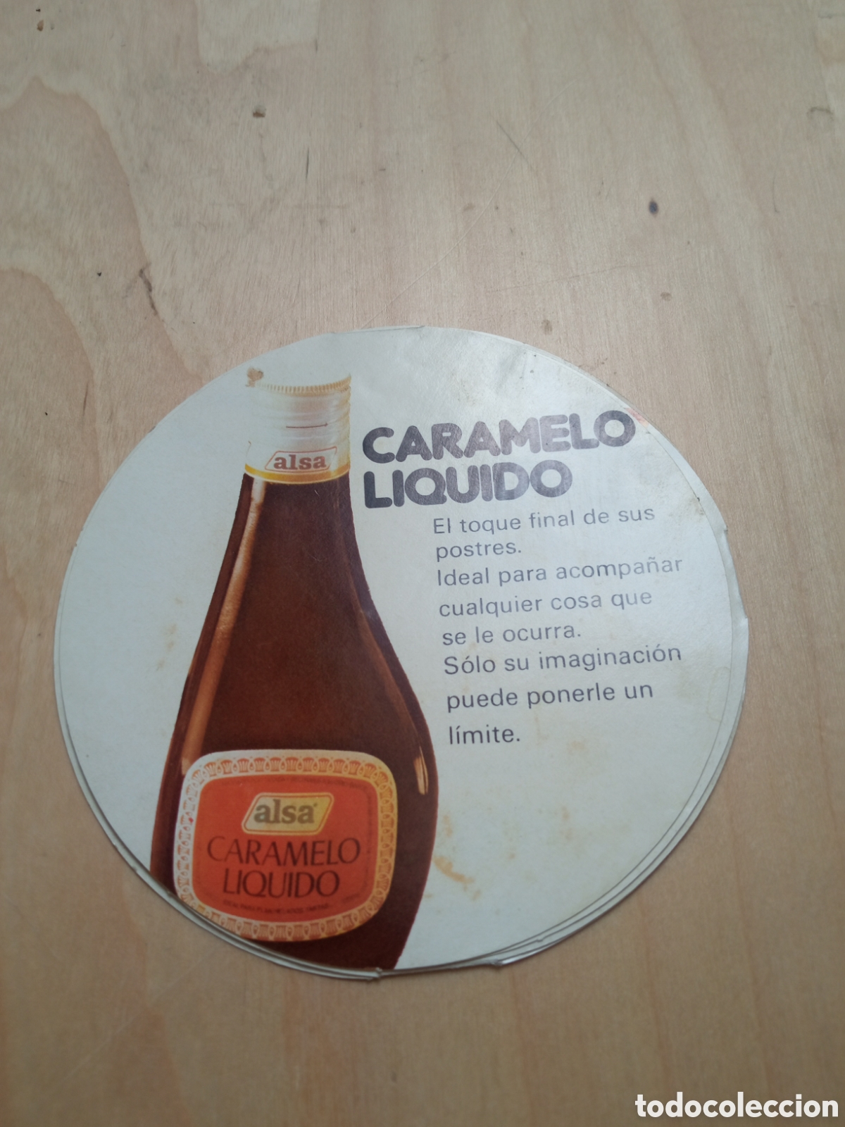 Otros Art&iacute;culos de Coleccionismo en Papel: Caramelo l&iacute;quido Alsa publicidad troquelada. 1975.