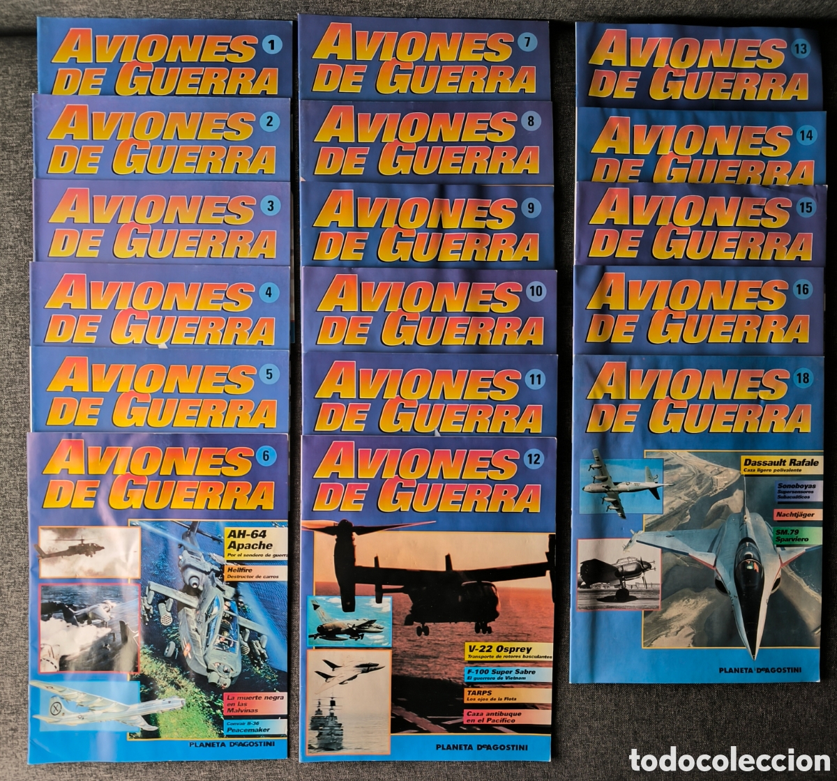 Otros Art&iacute;culos de Coleccionismo en Papel: Fasciculos coleccion Aviones de Guerra Planeta DeAgostini