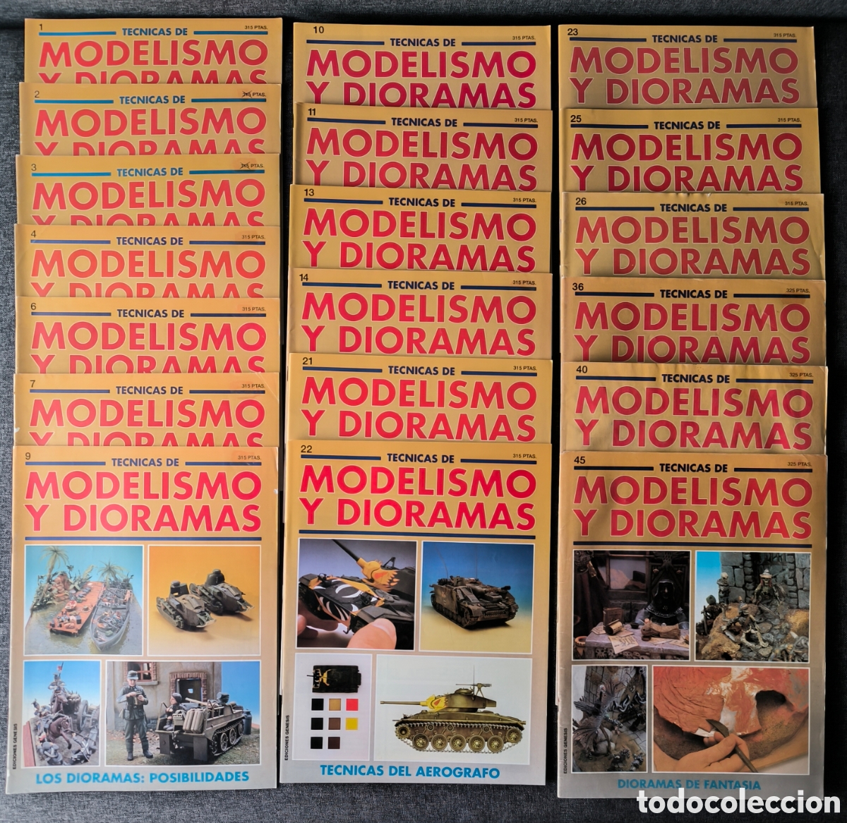 Otros Art&iacute;culos de Coleccionismo en Papel: Fasciculos T&eacute;cnicas de Modelismo y Dioramas