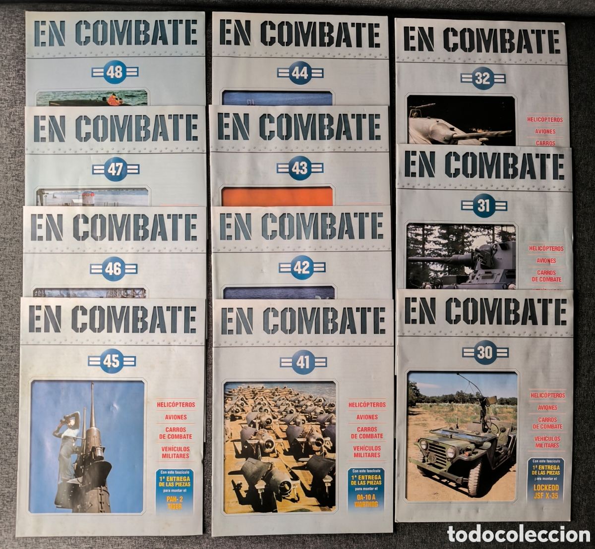 Otros art&iacute;culos de coleccionismo en papel: Fasciculos coleccion En Combate - Foto 1