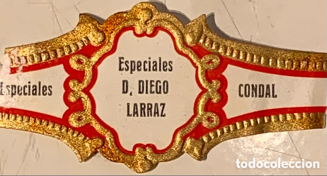 Otros Art&iacute;culos de Coleccionismo en Papel: Vitola. Condal. Especiales D. Diego Larraz. A&ntilde;os 70.