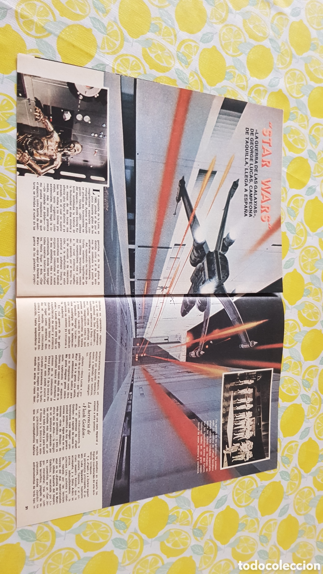 Otros Art&iacute;culos de Coleccionismo en Papel: Publicidad Star Wars