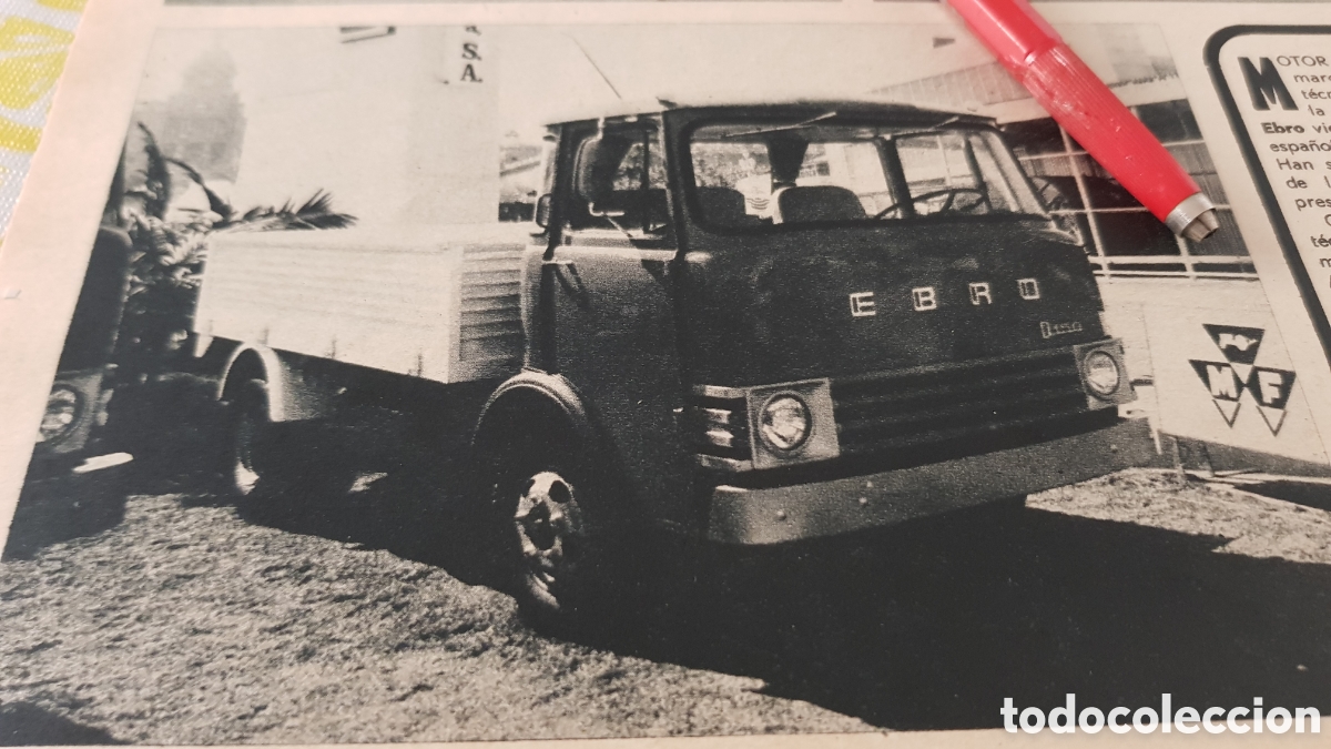 Otros Art&iacute;culos de Coleccionismo en Papel: Publicidad Cami&oacute;n Ebro