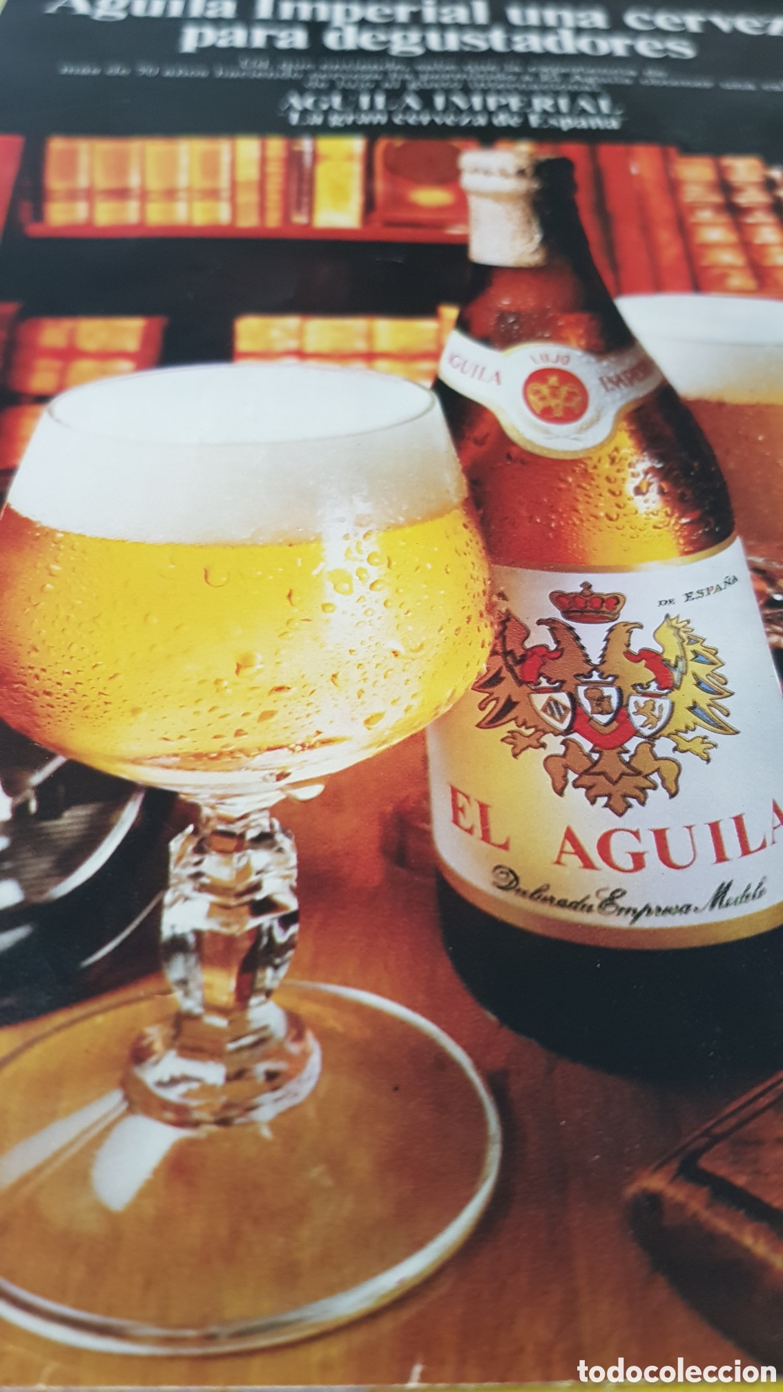 Otros Art&iacute;culos de Coleccionismo en Papel: Publicidad Cerveza El &Aacute;guila