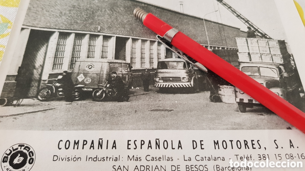 Otros Art&iacute;culos de Coleccionismo en Papel: Publicidad Motos Bultaco
