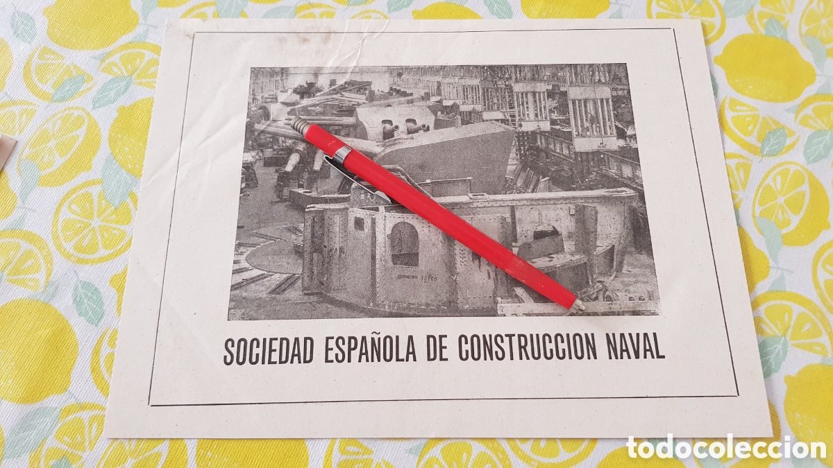 Otros Art&iacute;culos de Coleccionismo en Papel: Sociedad Espa&ntilde;ola de construcci&oacute;n Naval