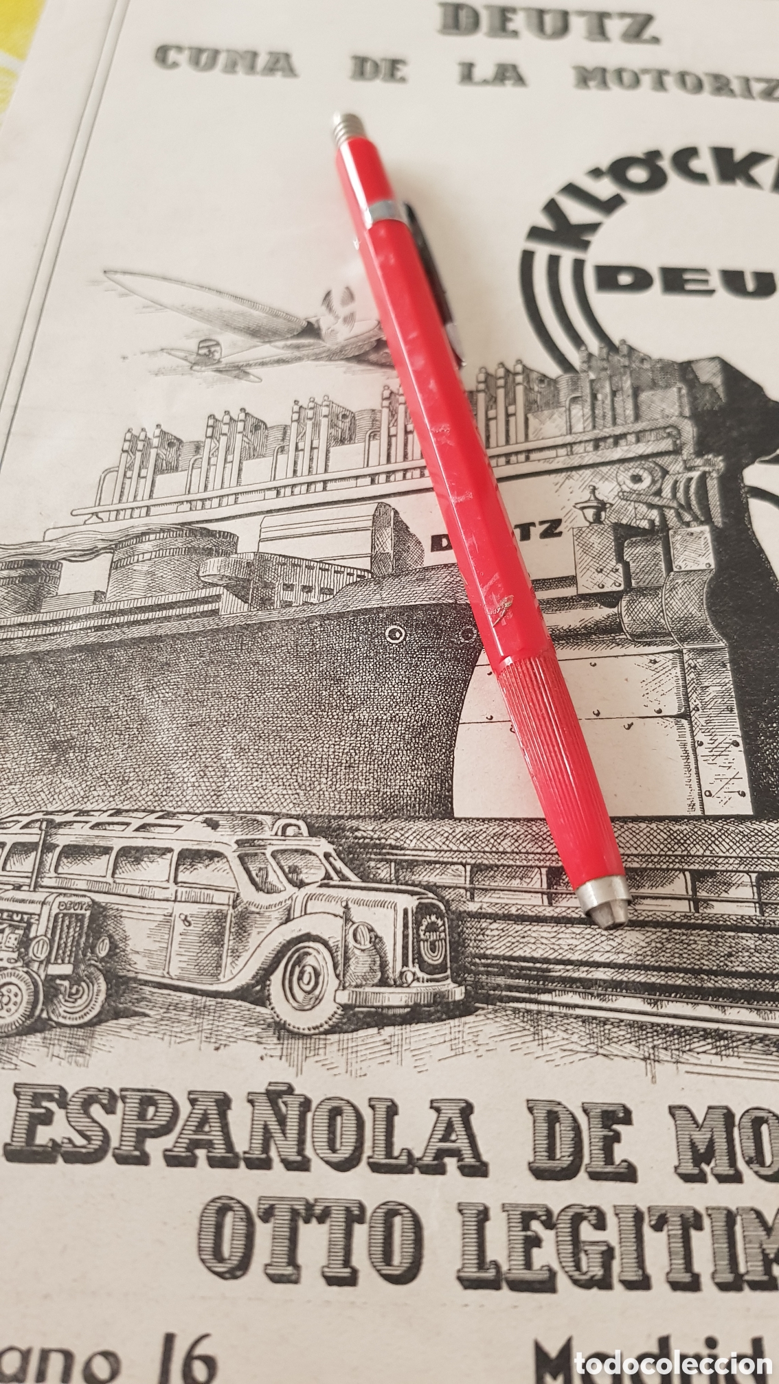 Otros Art&iacute;culos de Coleccionismo en Papel: Publicidad motores Deutz