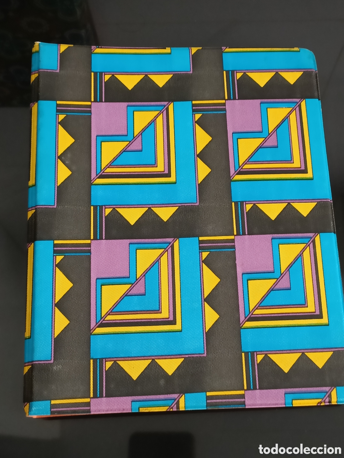 Collectionnisme Papier divers: Vintage Archivador A5 imitaci&oacute;n tela Escudero