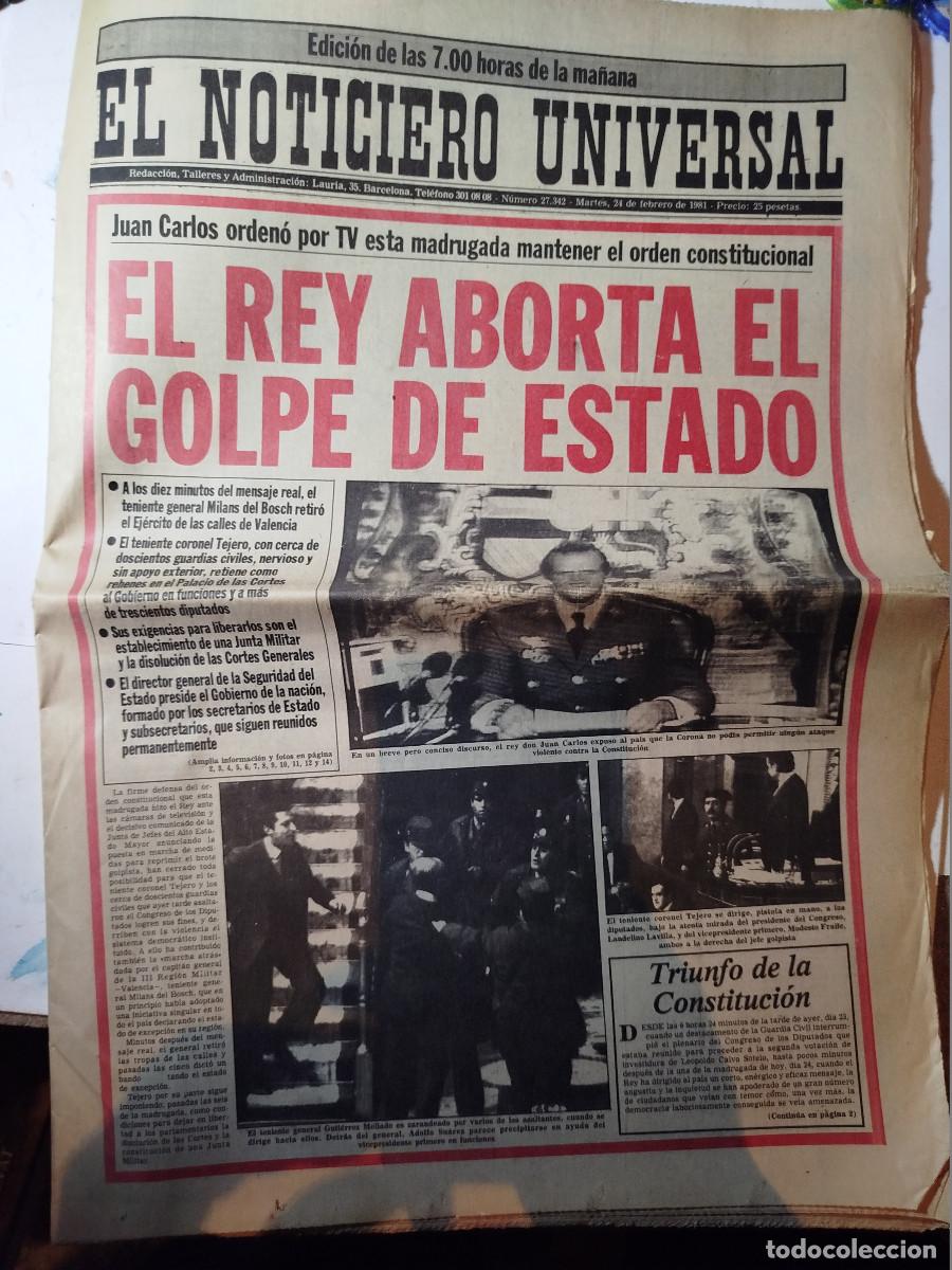 Otros Art&iacute;culos de Coleccionismo en Papel: Diario Original de la epoca