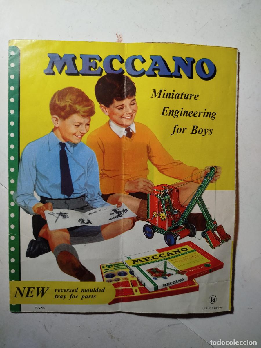 Otros Art&iacute;culos de Coleccionismo en Papel: Libreto instrucciones Meccano