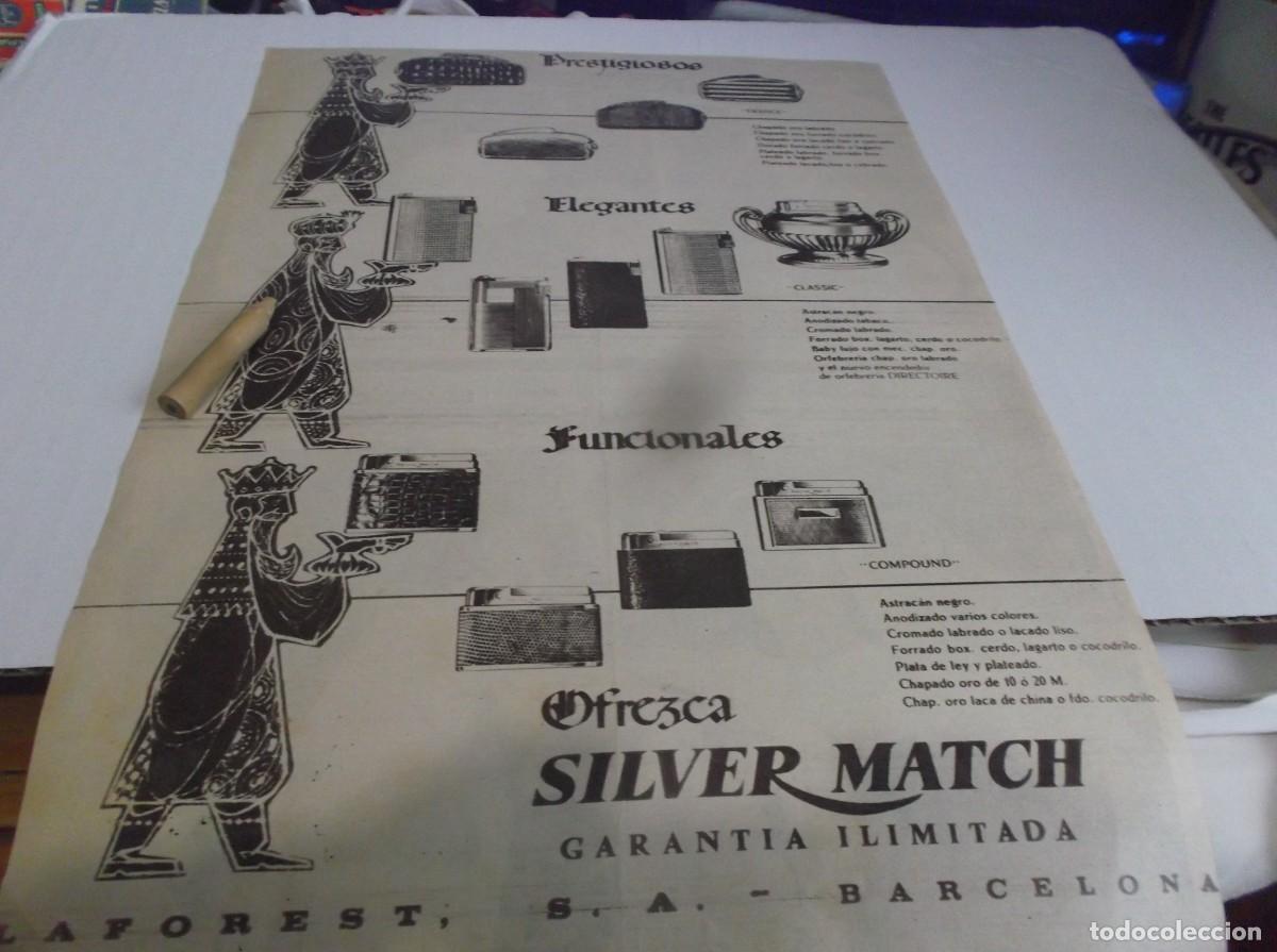 Otros Art&iacute;culos de Coleccionismo en Papel: RECORTE PUBLI.A&Ntilde;O 1968.- LOS REYES MAGOS TRAEN MECHEROS CHAPADO ORO,PLATA SILVER MATCH