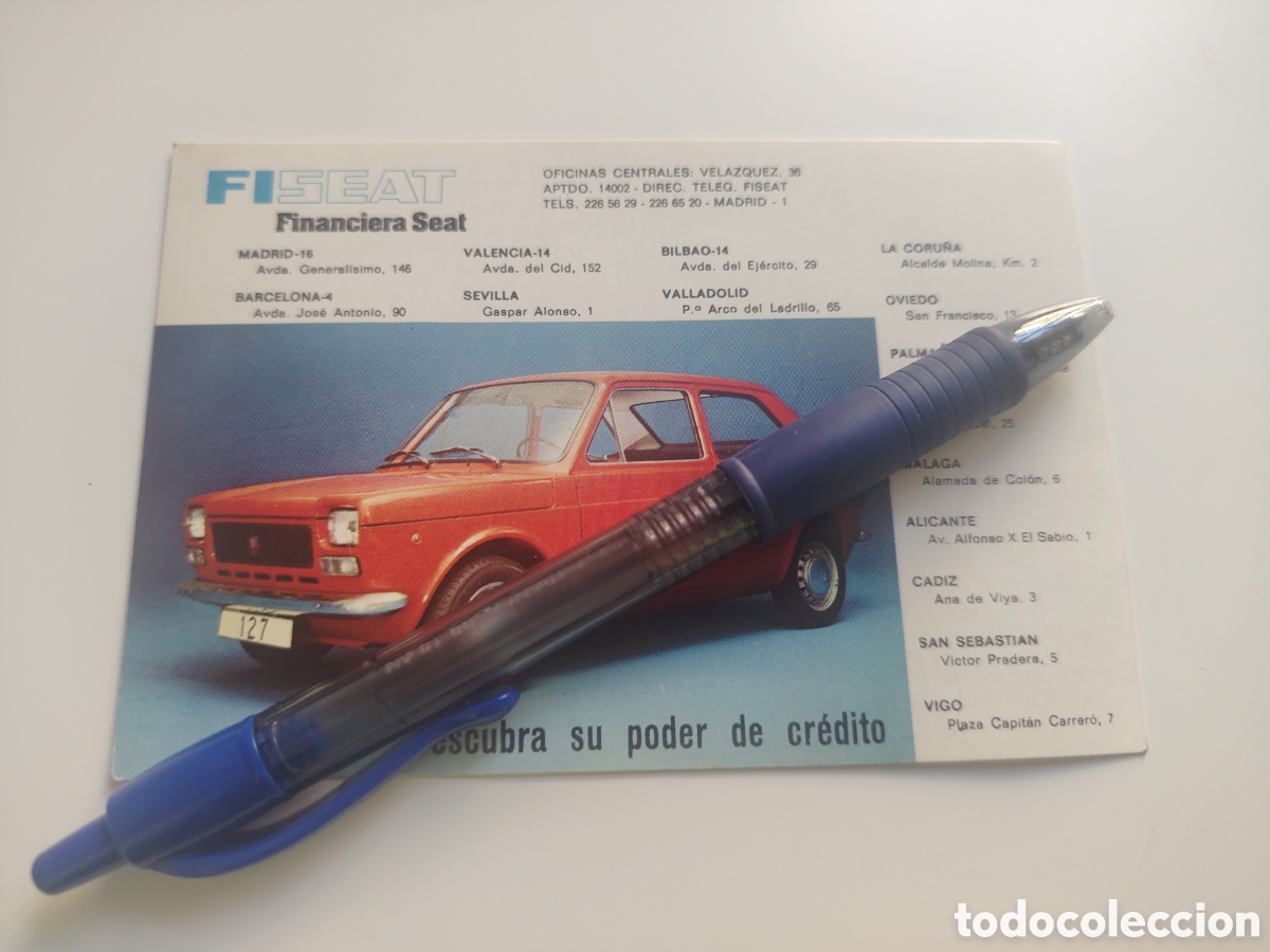 Otros Art&iacute;culos de Coleccionismo en Papel: Financiera Seat 1974