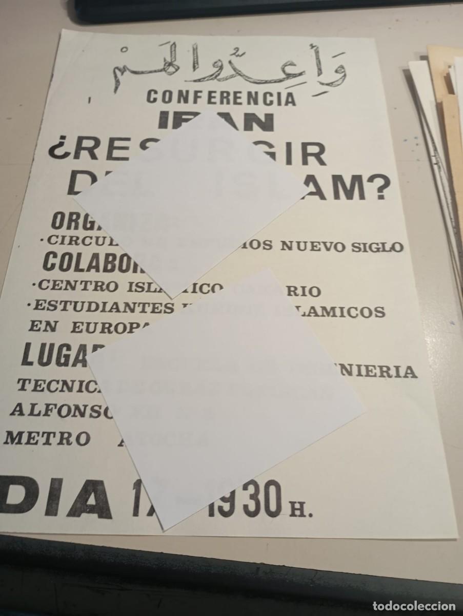 Otros Art&iacute;culos de Coleccionismo en Papel: HOJA PRIMERA CONFERENCIA EN ESPA&Ntilde;A DE APOYO AL ISLAM. A&Ntilde;O 1979 CENTRO NUEVO SIGLO UR MES 6 A