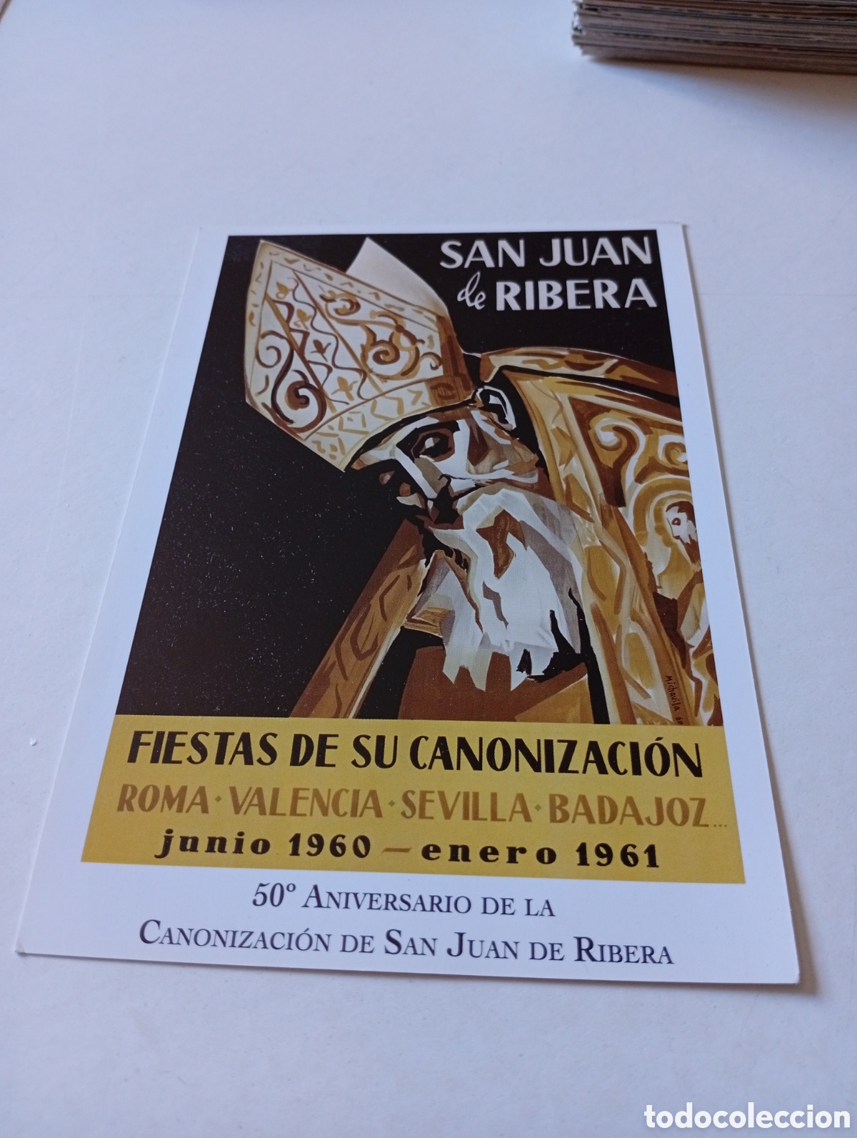 Otros Art&iacute;culos de Coleccionismo en Papel: Estampa religiosa San Juan de Ribera