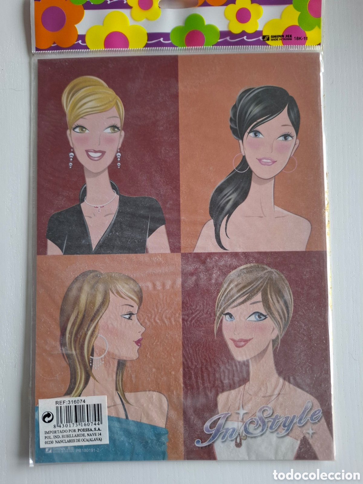 Otros Art&iacute;culos de Coleccionismo en Papel: Modelo 3 Set hojas con sobre tipo cartas perfumadas