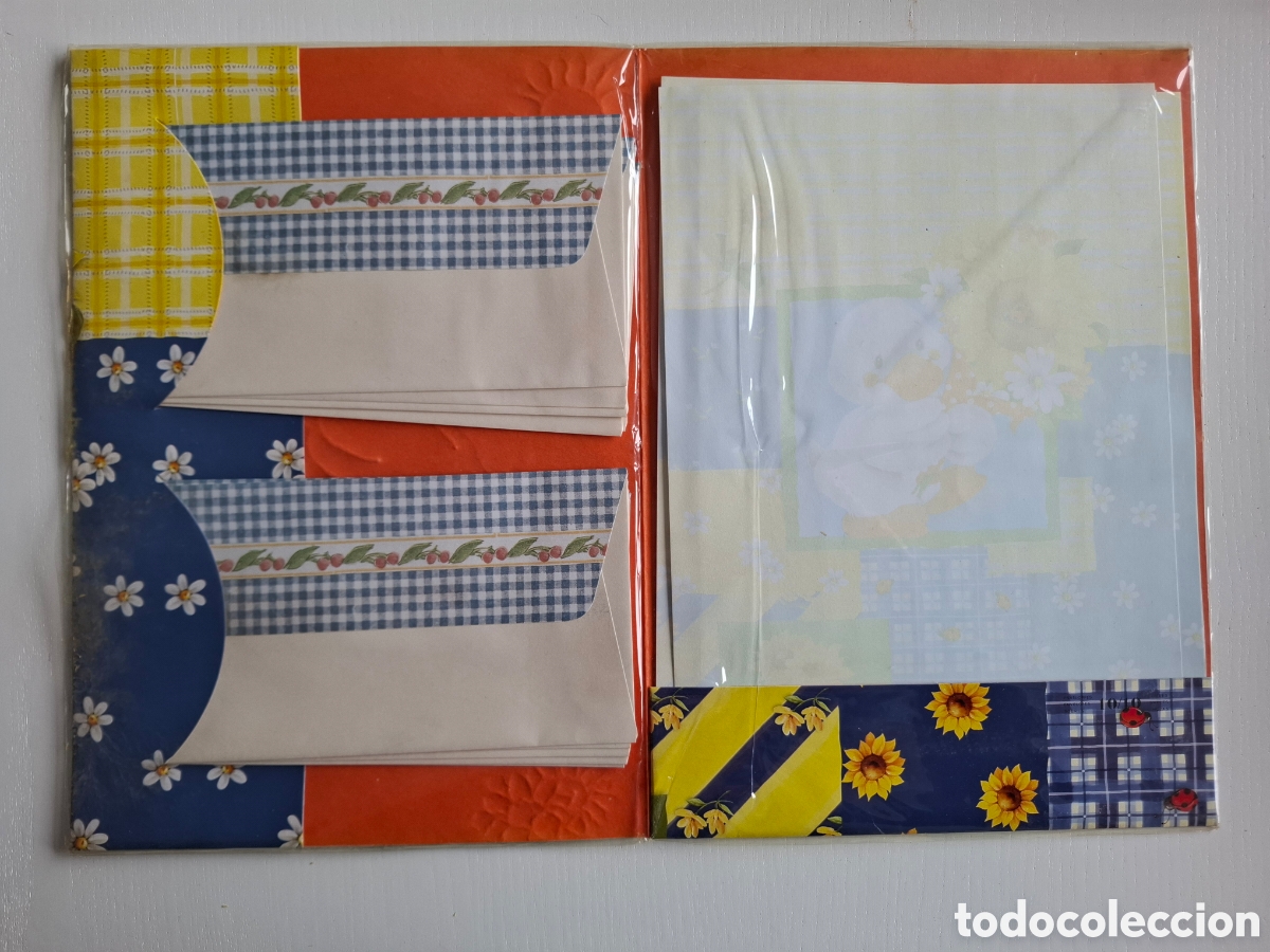 Otros Art&iacute;culos de Coleccionismo en Papel: Set hojas con sobre Golden tipo cartas perfumadas