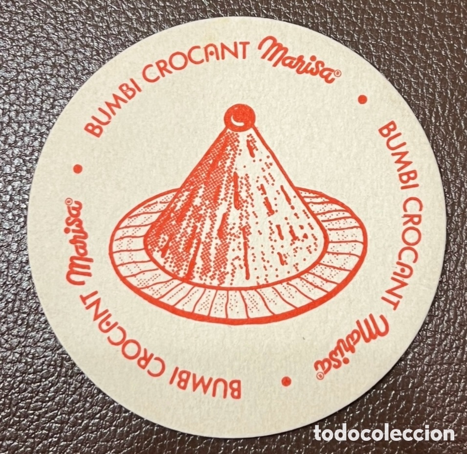 Otros Art&iacute;culos de Coleccionismo en Papel: Posavasos. BUMBI CROCANT Marisa. Mallorca. A&ntilde;os 70.