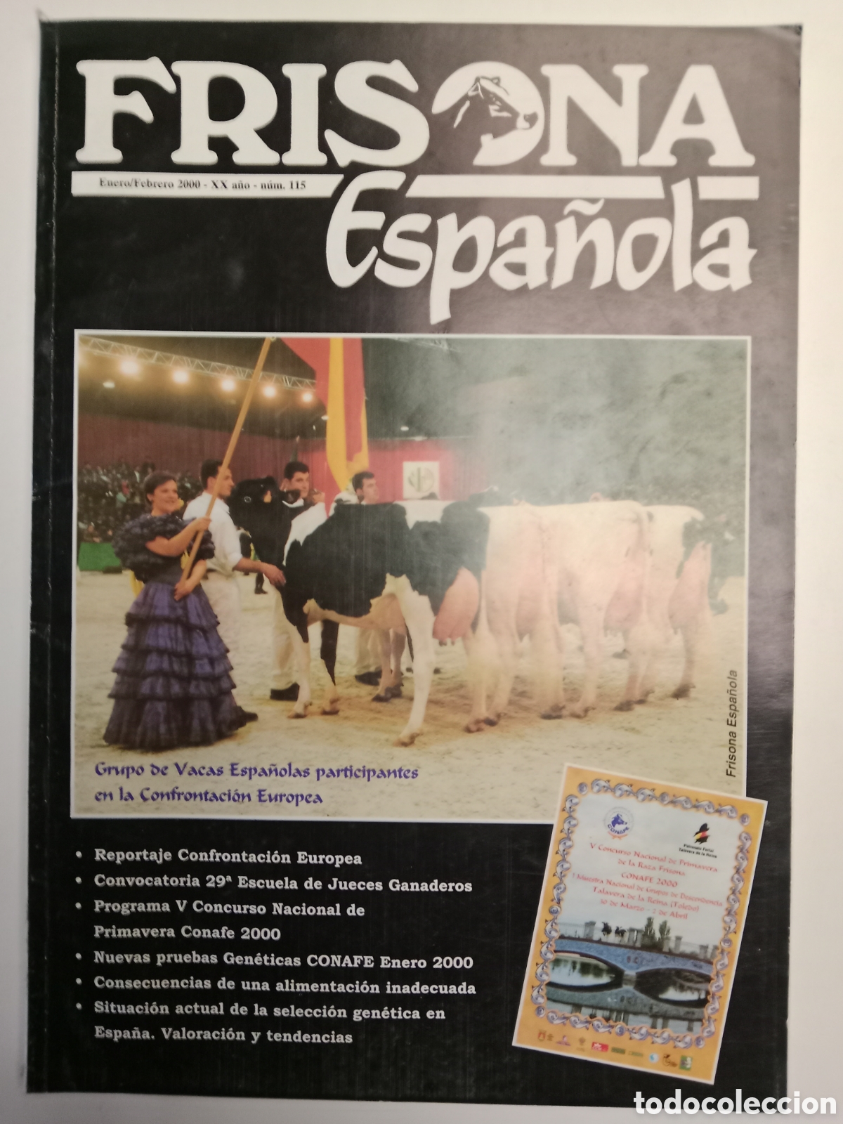 Otros Art&iacute;culos de Coleccionismo en Papel: Revista frisona espa&ntilde;ola n. 115 de 2000 ganader&iacute;a vacas
