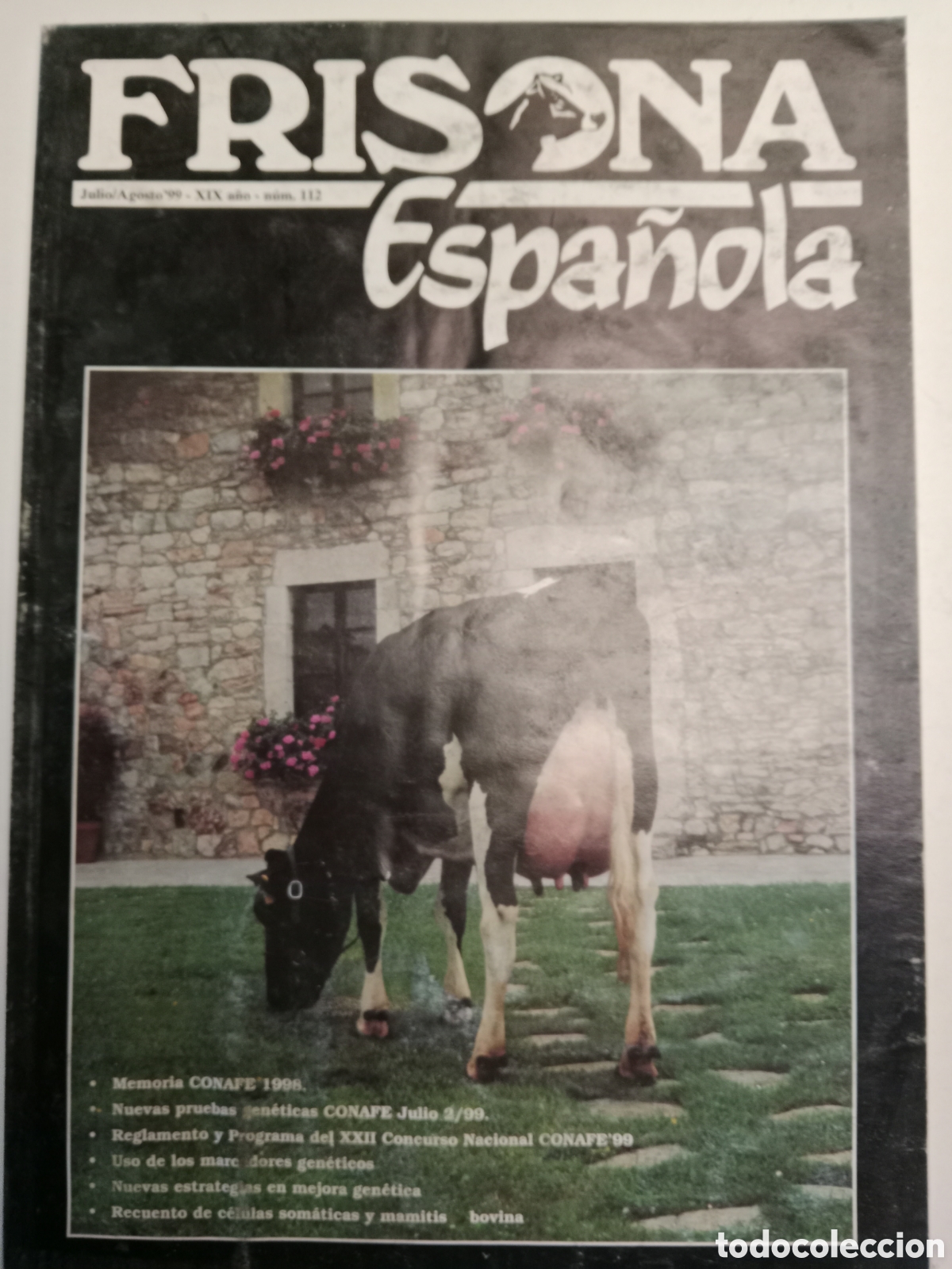 Otros Art&iacute;culos de Coleccionismo en Papel: Revista frisona espa&ntilde;ola n. 112 de 1999 ganader&iacute;a vacas