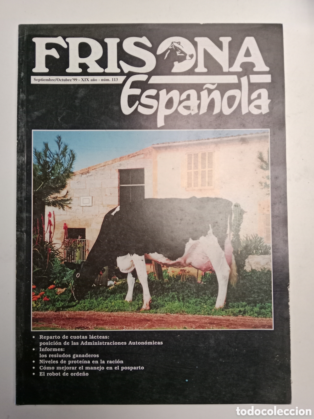 Otros Art&iacute;culos de Coleccionismo en Papel: Revista frisona espa&ntilde;ola n. 113 de 1999 ganader&iacute;a vacas
