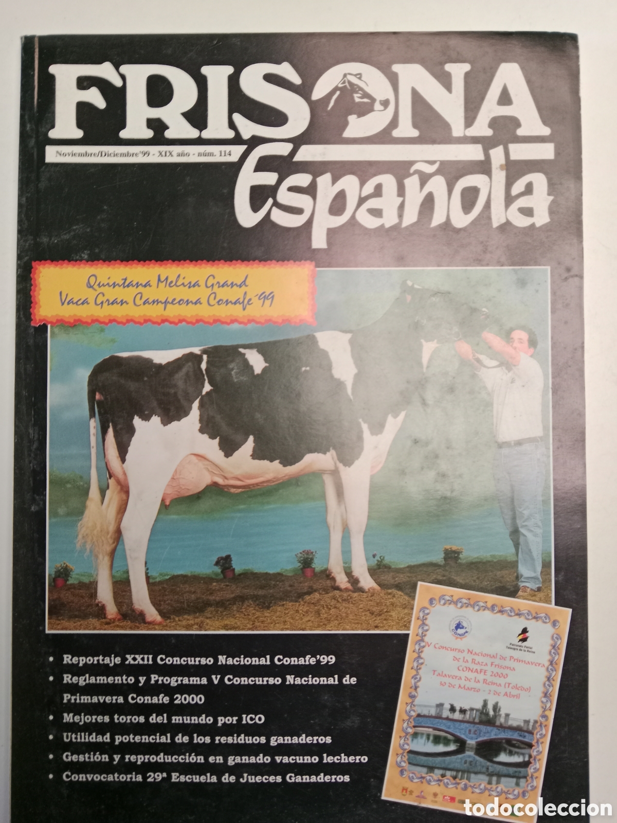 Otros Art&iacute;culos de Coleccionismo en Papel: Revista frisona espa&ntilde;ola n. 114 de 1999 ganader&iacute;a vacas