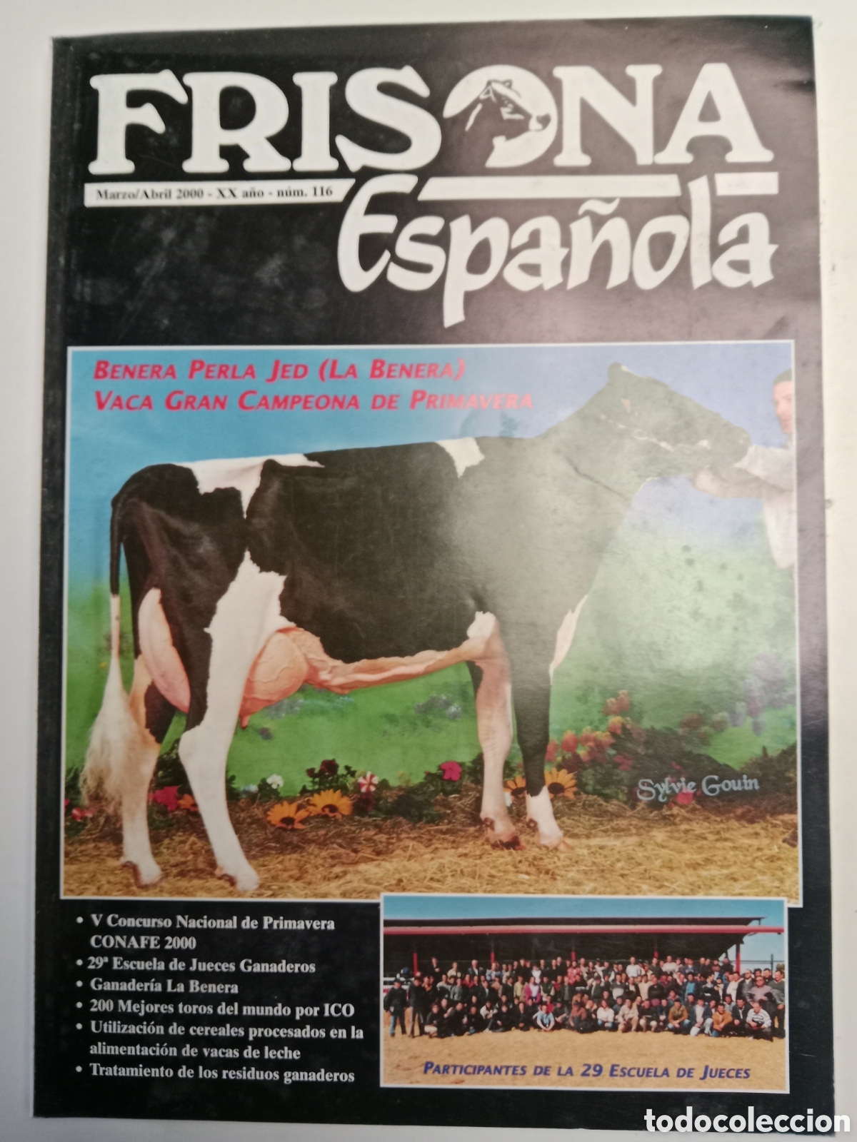 Otros Art&iacute;culos de Coleccionismo en Papel: Revista frisona espa&ntilde;ola n. 116 de 2000 ganader&iacute;a vacas