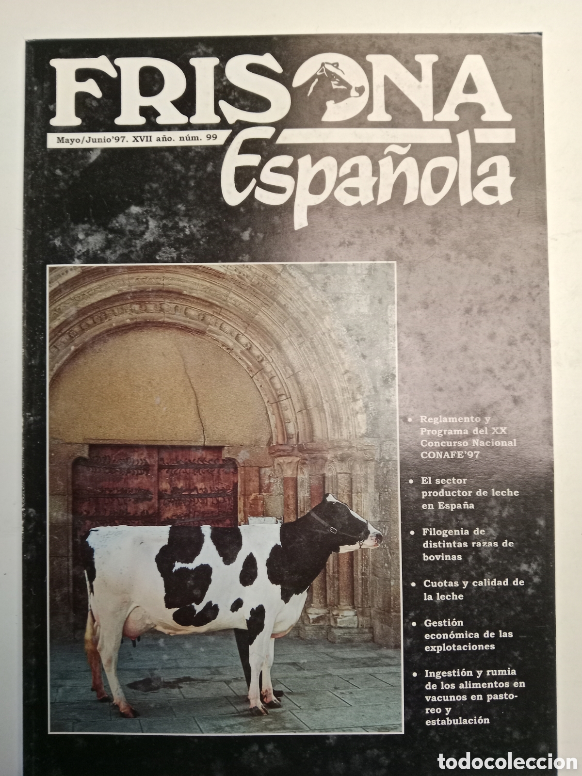 Otros Art&iacute;culos de Coleccionismo en Papel: Revista frisona espa&ntilde;ola n. 99 de 1997 ganader&iacute;a vacas