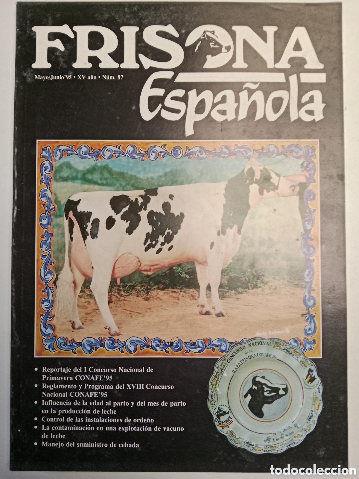 Otros Art&iacute;culos de Coleccionismo en Papel: Revista frisona espa&ntilde;ola n. 87 de 1995 ganader&iacute;a vacas