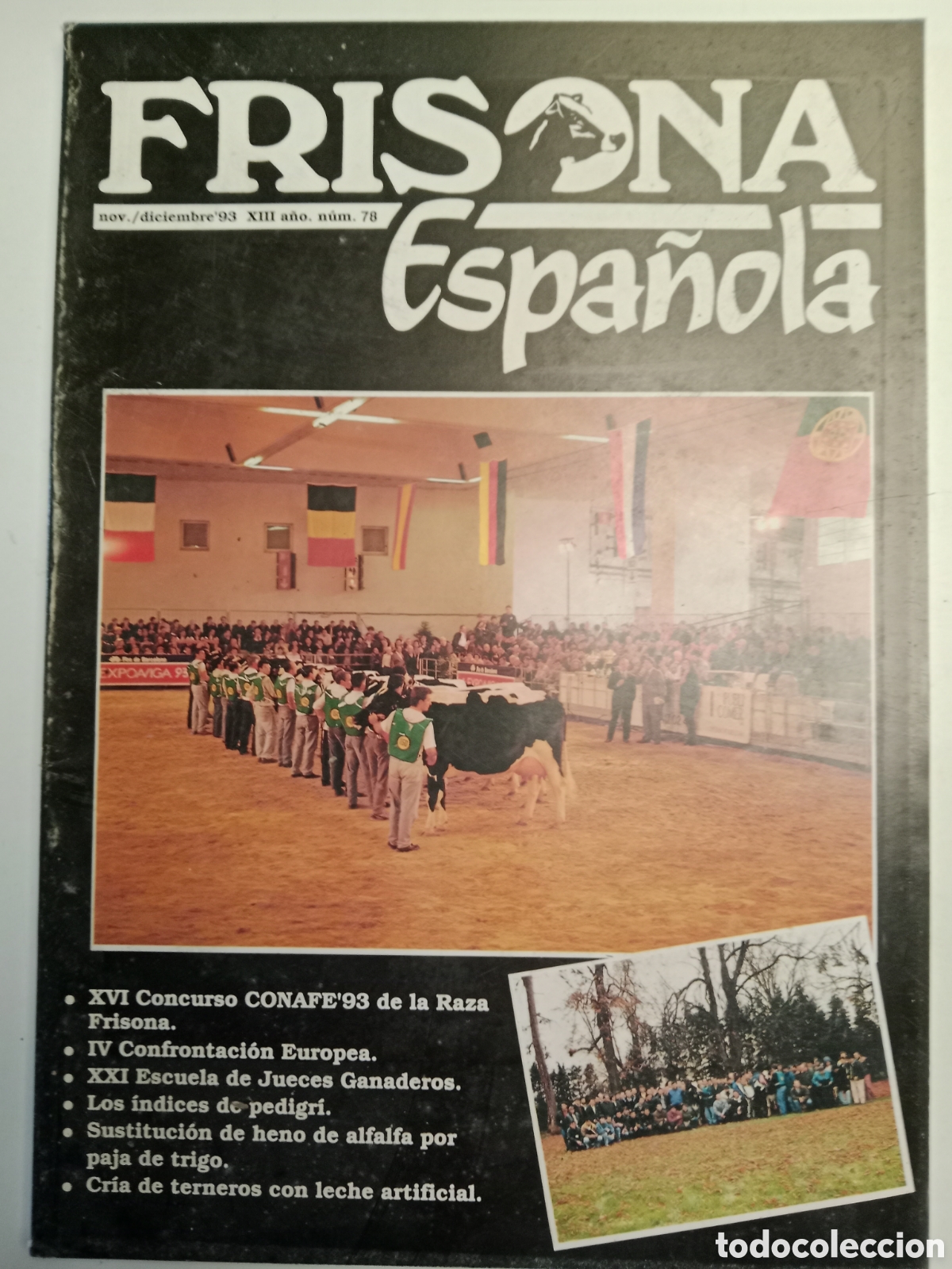 Otros Art&iacute;culos de Coleccionismo en Papel: Revista frisona espa&ntilde;ola n. 78 de 1993 ganader&iacute;a vacas